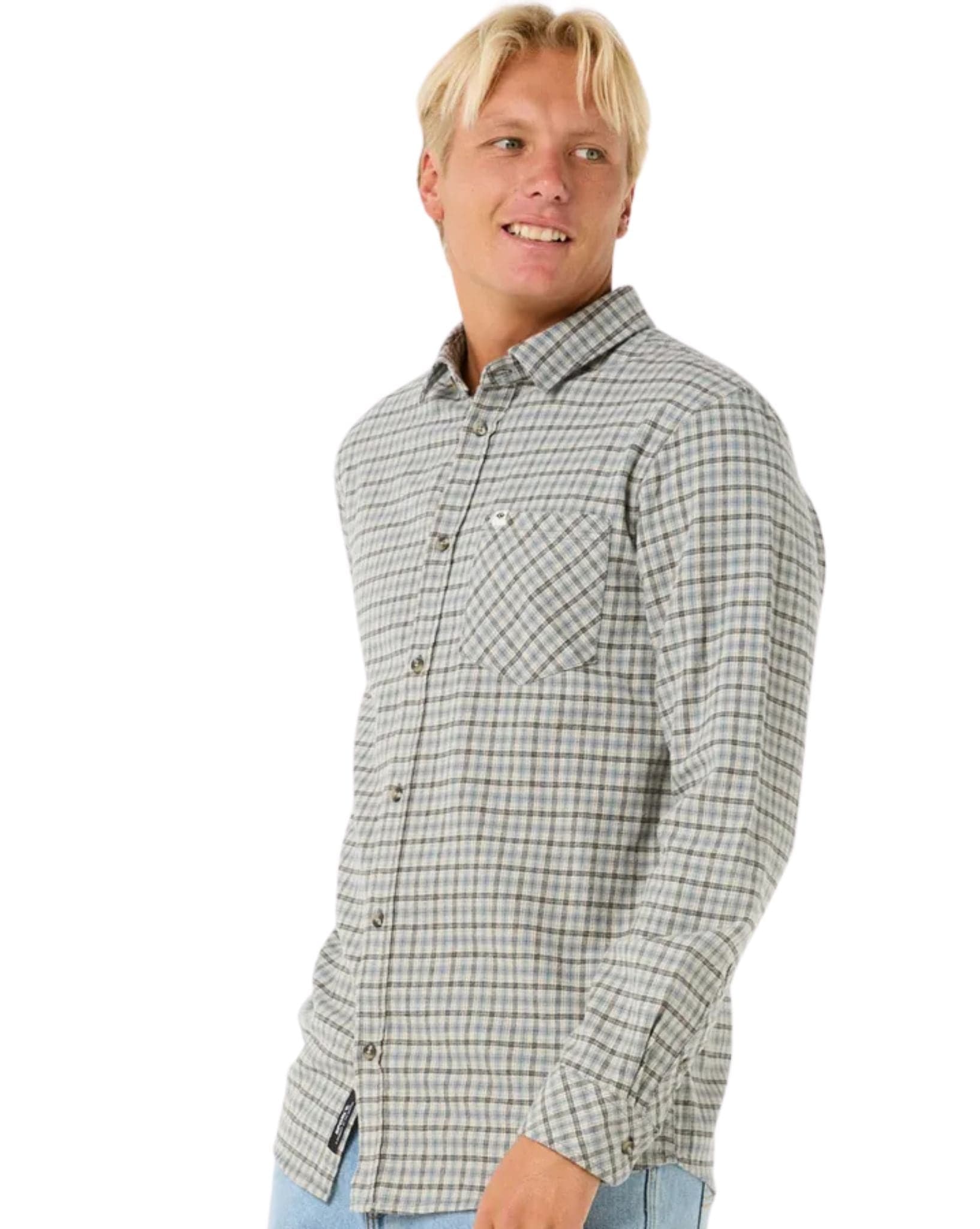 Mens Classic Surf Checked In Flannel