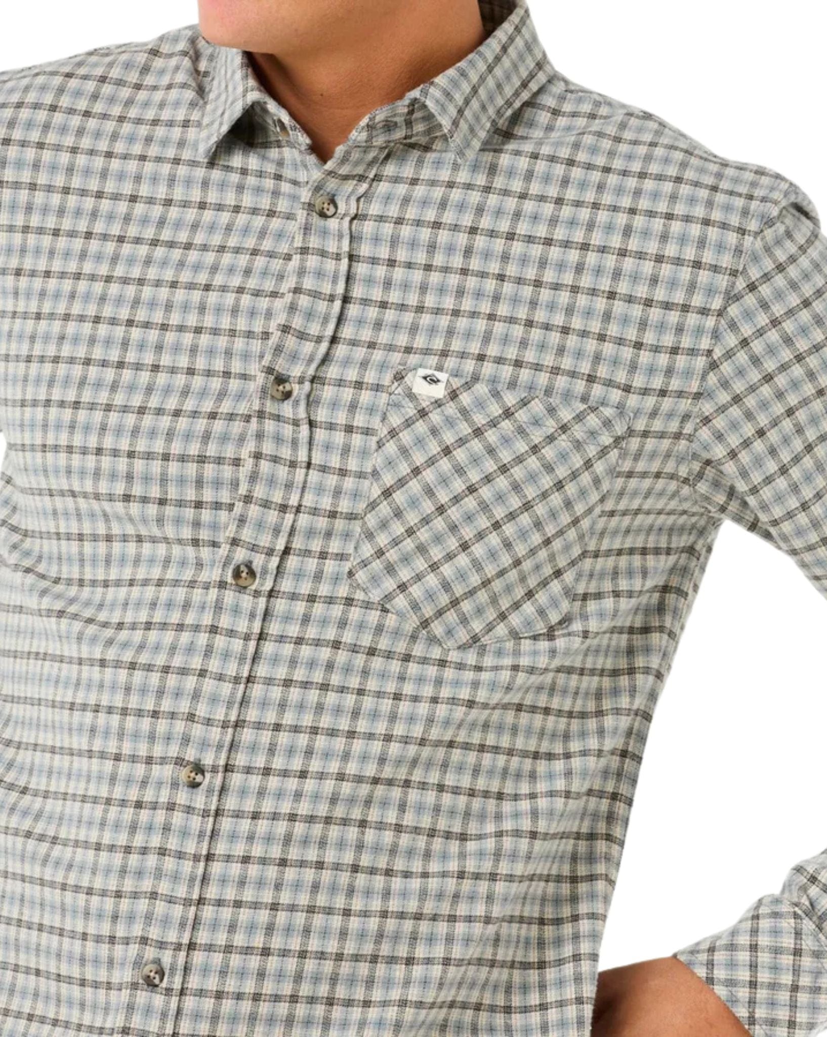 Mens Classic Surf Checked In Flannel