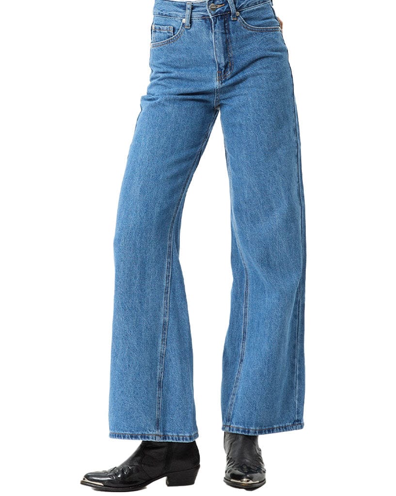 Afends Gigi Hemp Denim Flared Jeans