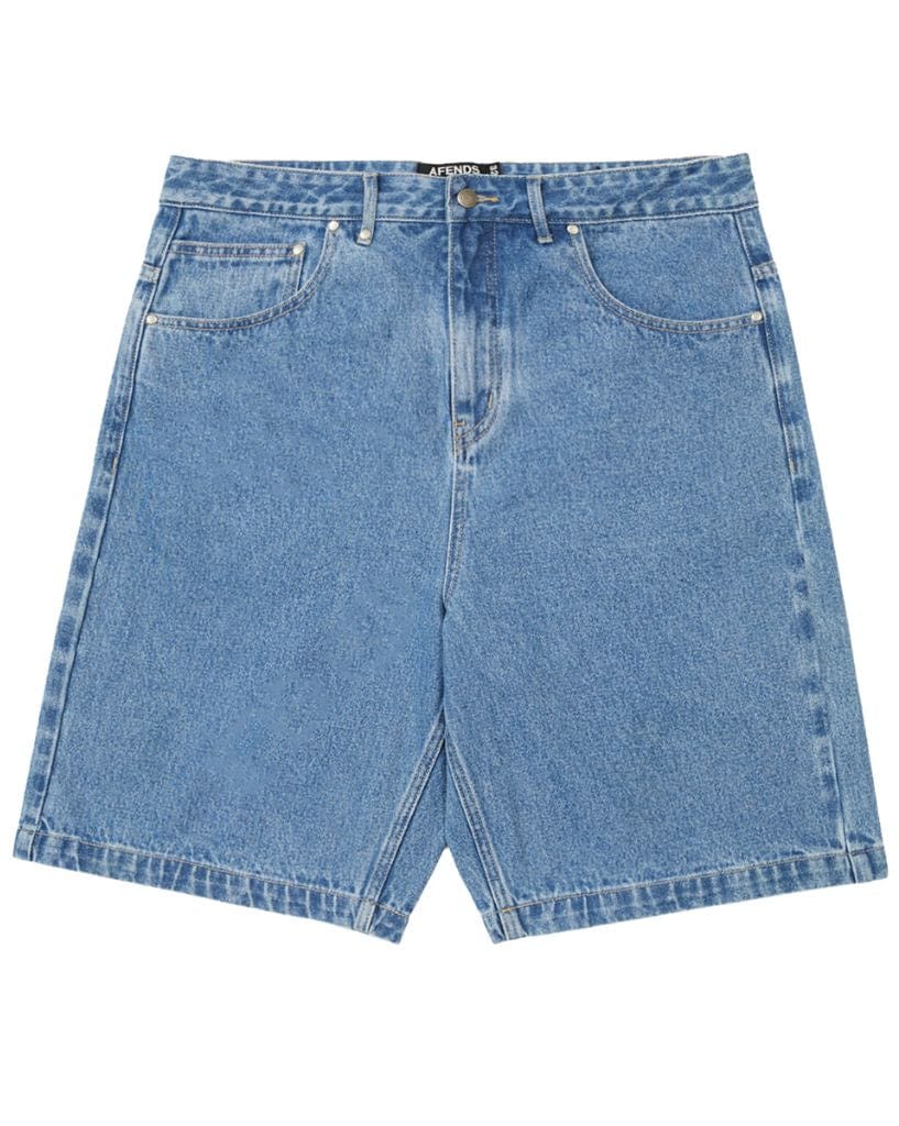 Afends Lil C  Denim Baggy Fit Short 22 Inch