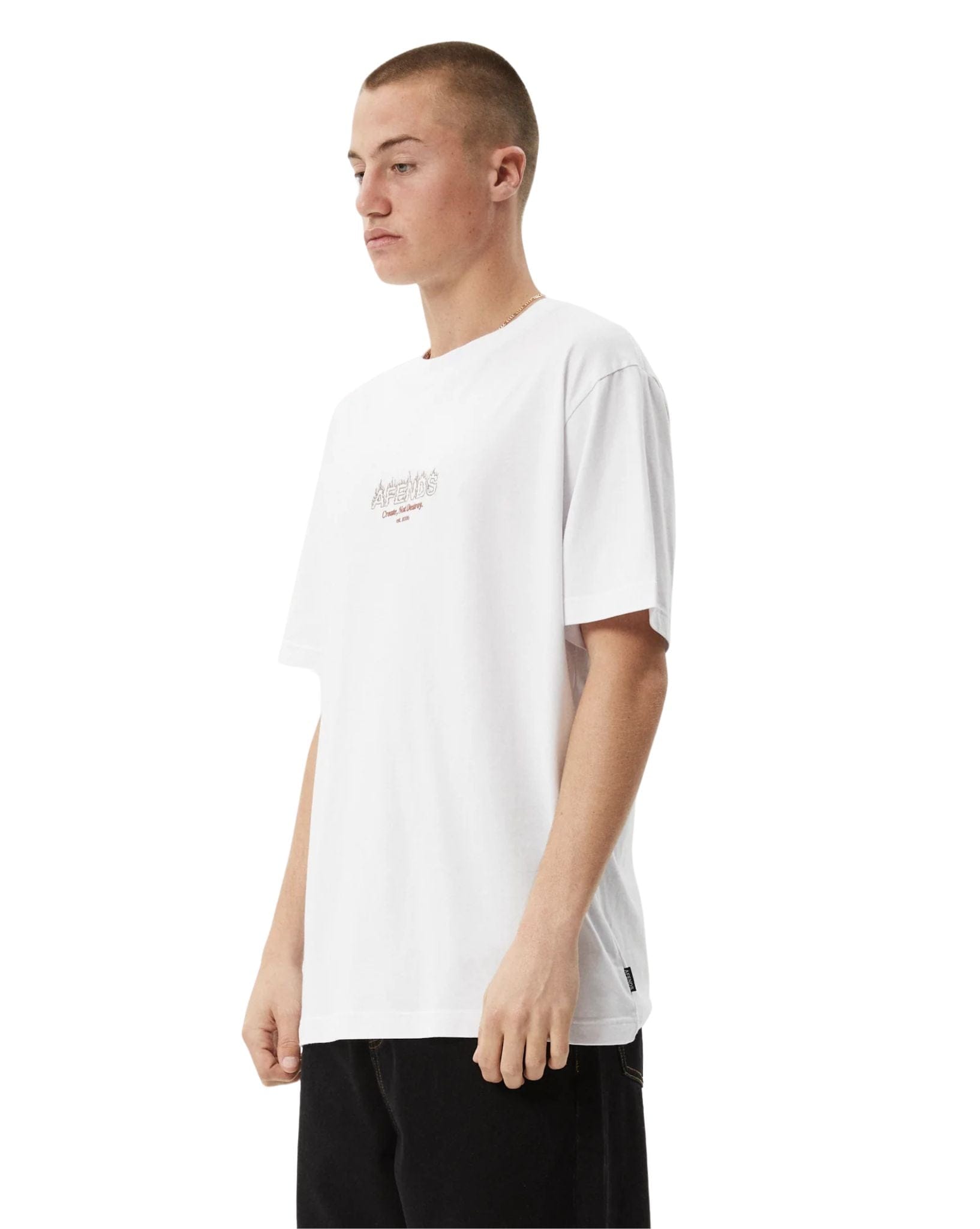 Afends Mens Ember Retro Fit Tee