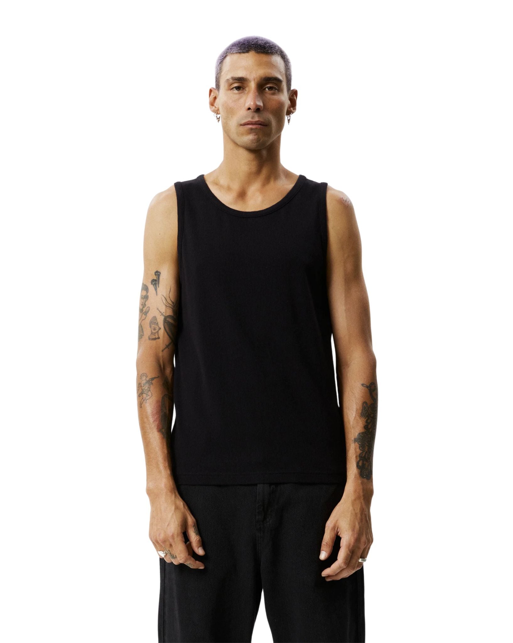 Afends Paramount Ribbed Singlet