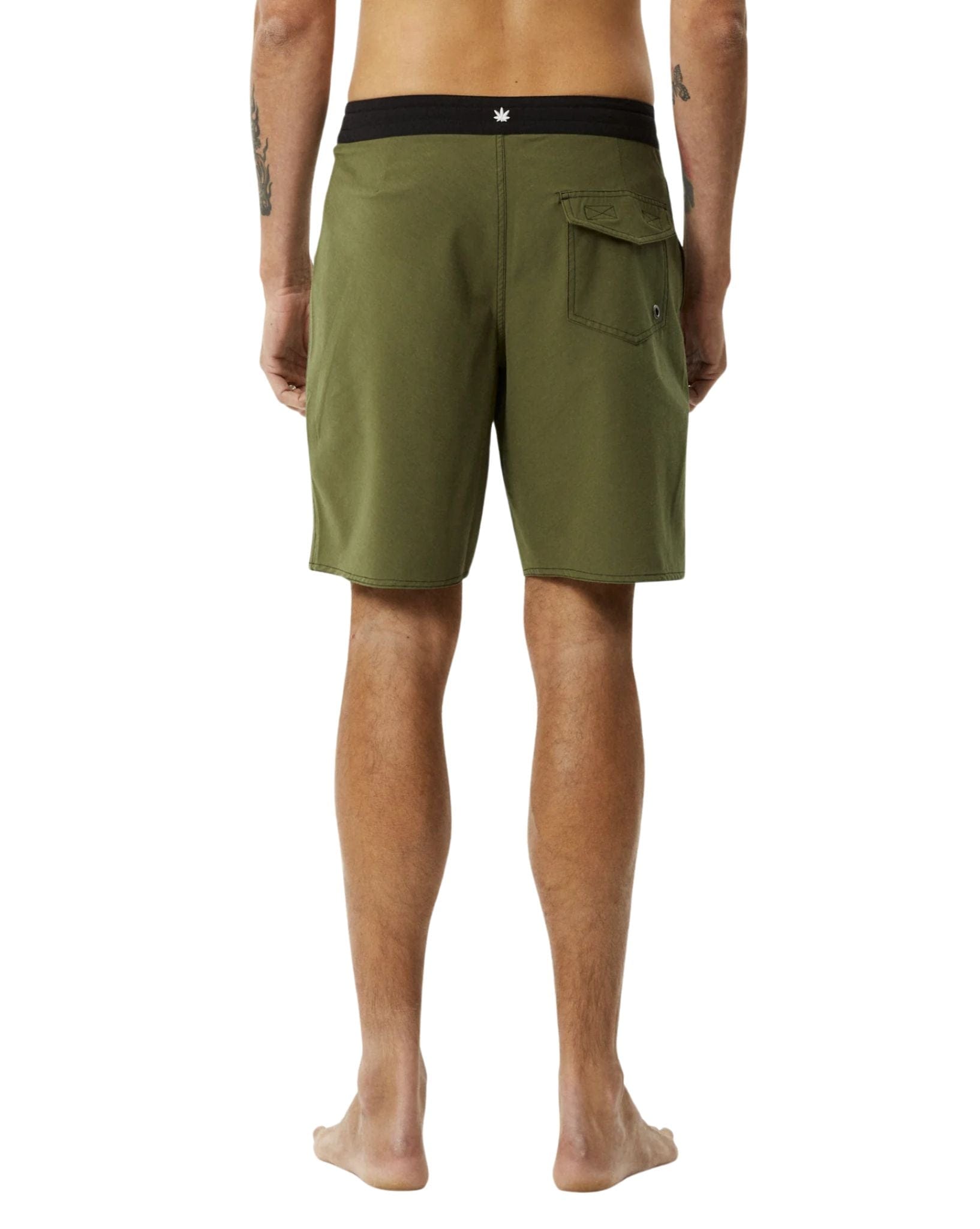 Afends Surf Related Fixed Waist Hemp Boardshorts 20"