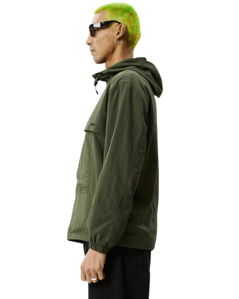 Afends System Water Resistant Spray Anorak Jacket