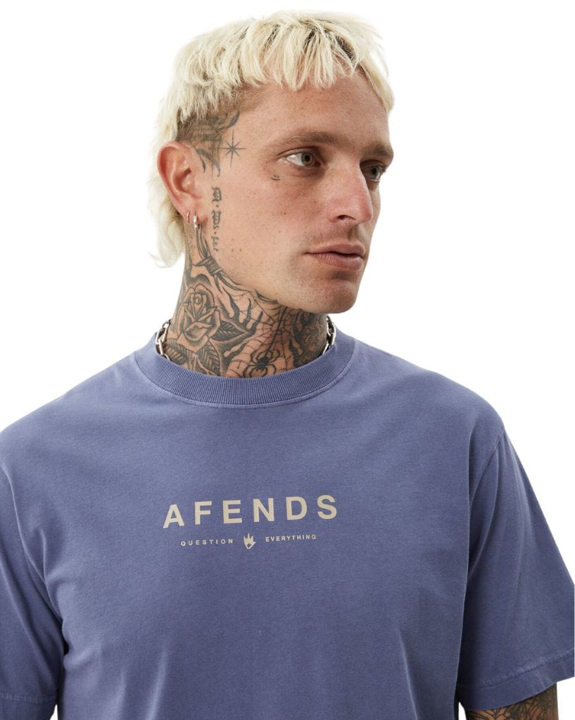 Afends Tee Thrown Out - Recycled Retro Fit Tee