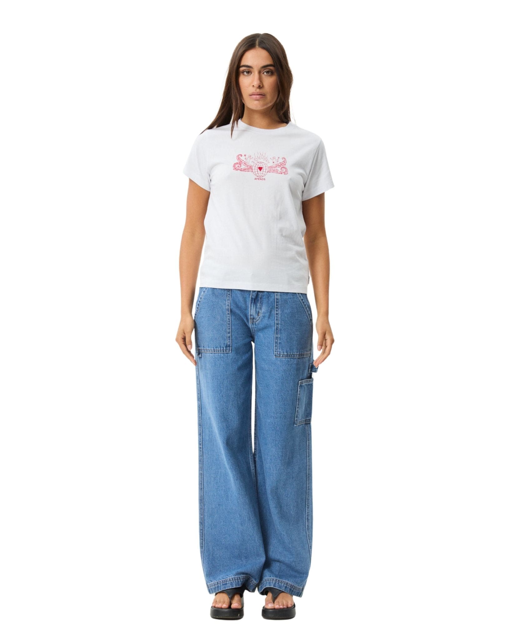 Afends Women's Bonfire - Regular Fit Tee