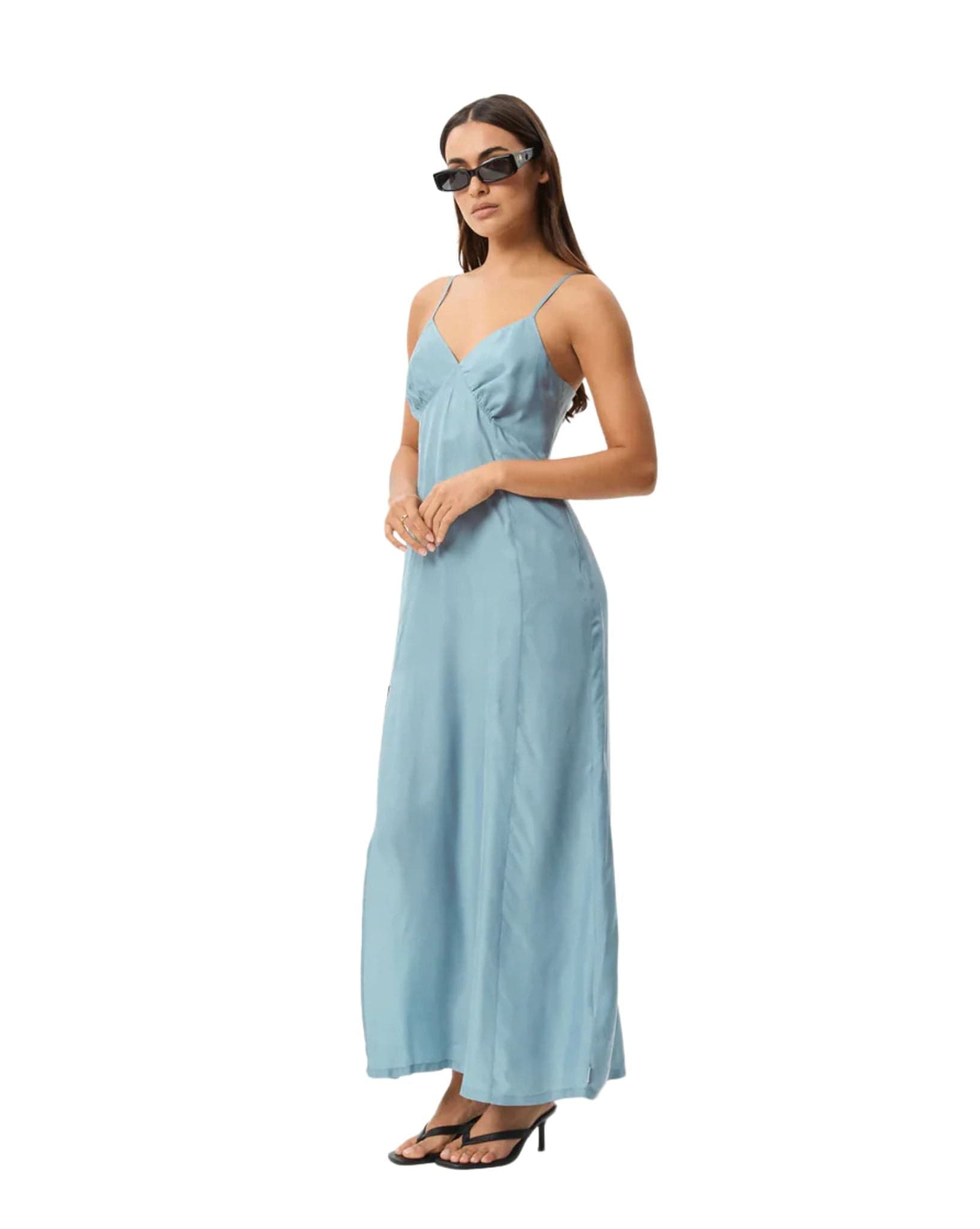 Afends Women's Delia - Cupro Maxi Dress