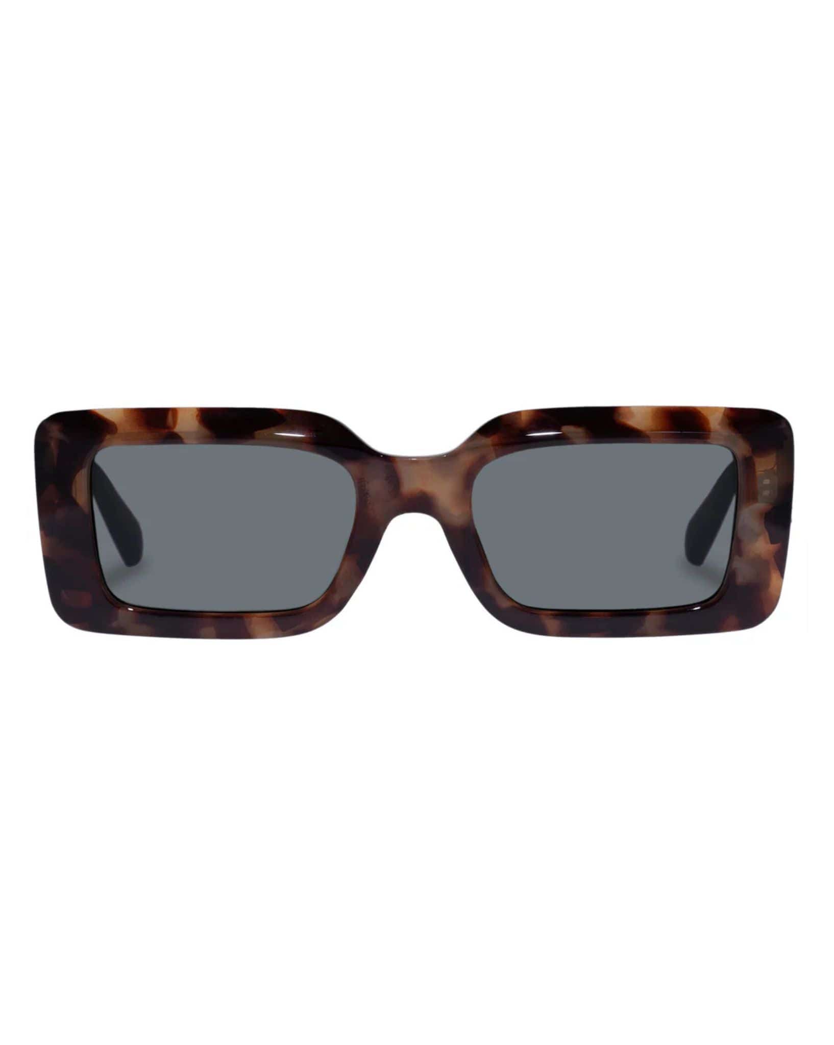 AIRE Parallax Sunglasses - Dark Tort Green Mono