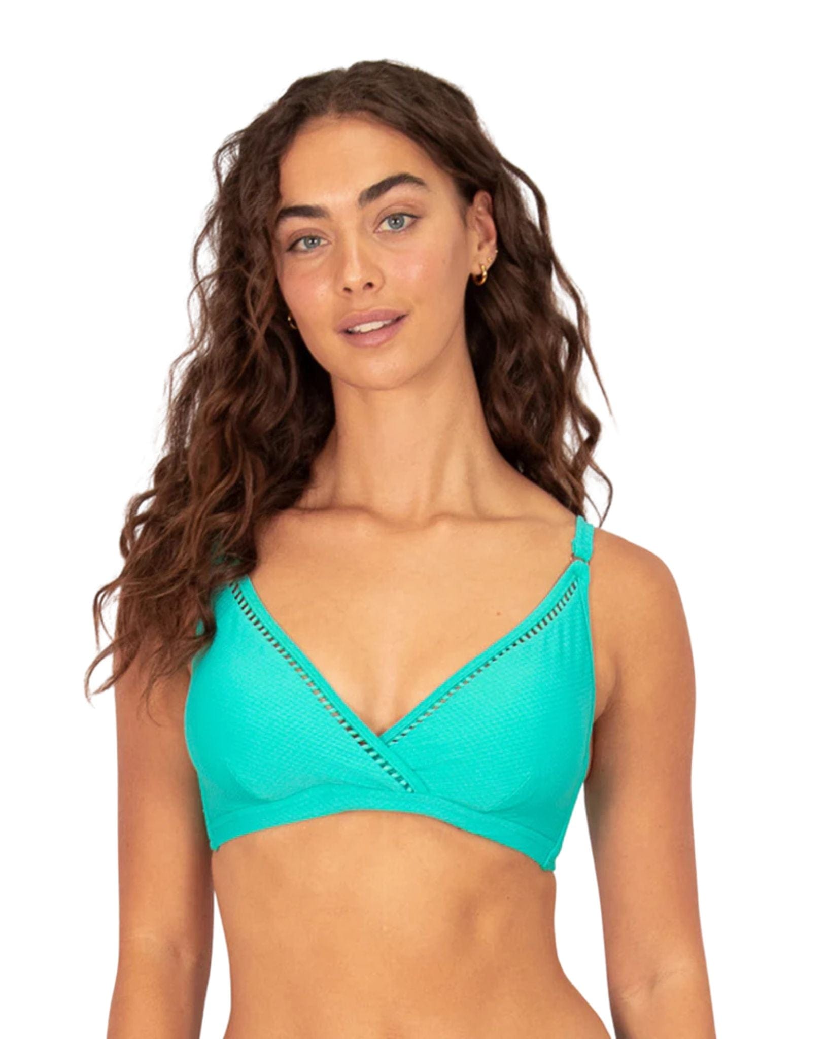 Baku Rococco D-E Ladder Lace Wrap Bikini Top