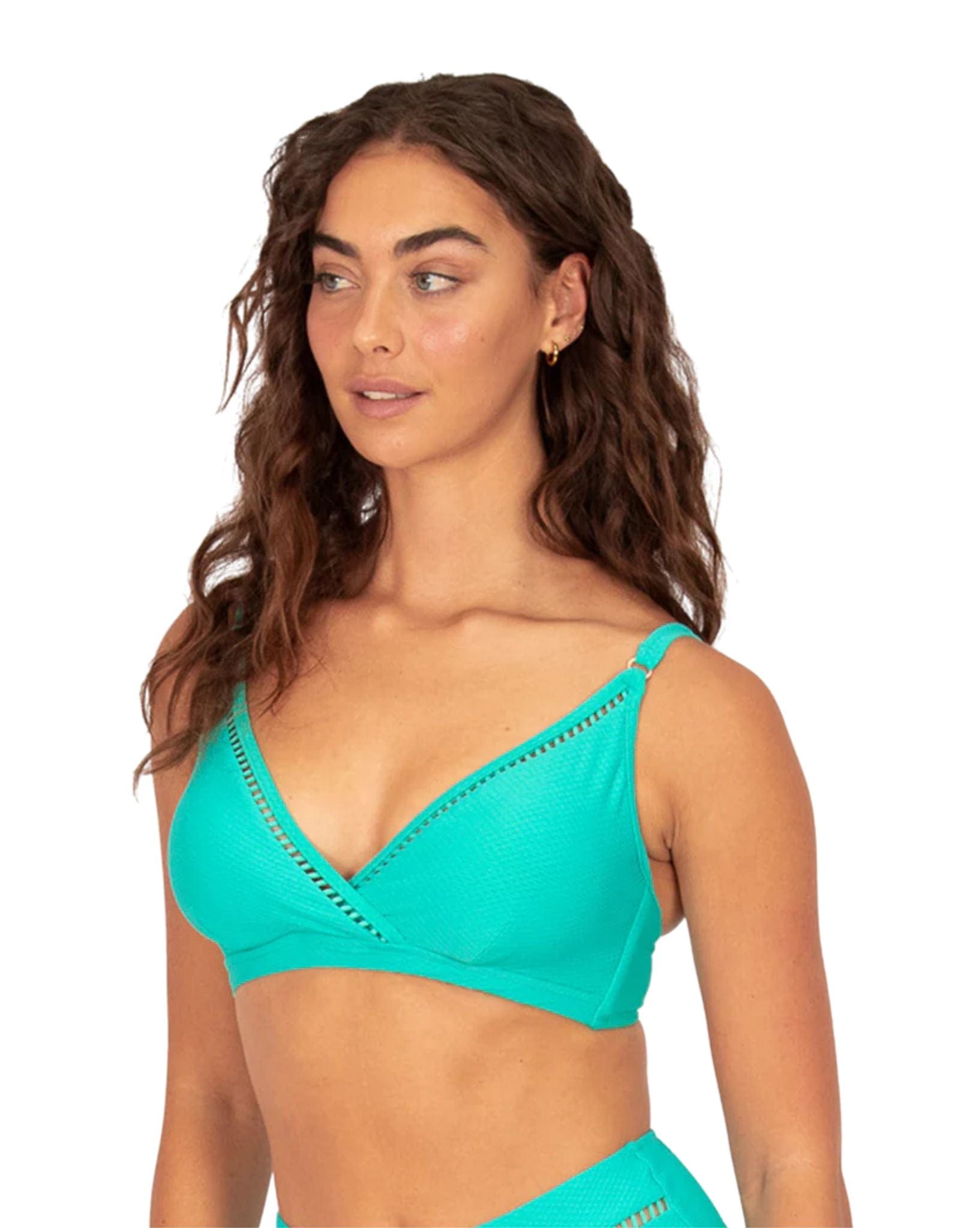 Baku Rococco D-E Ladder Lace Wrap Bikini Top