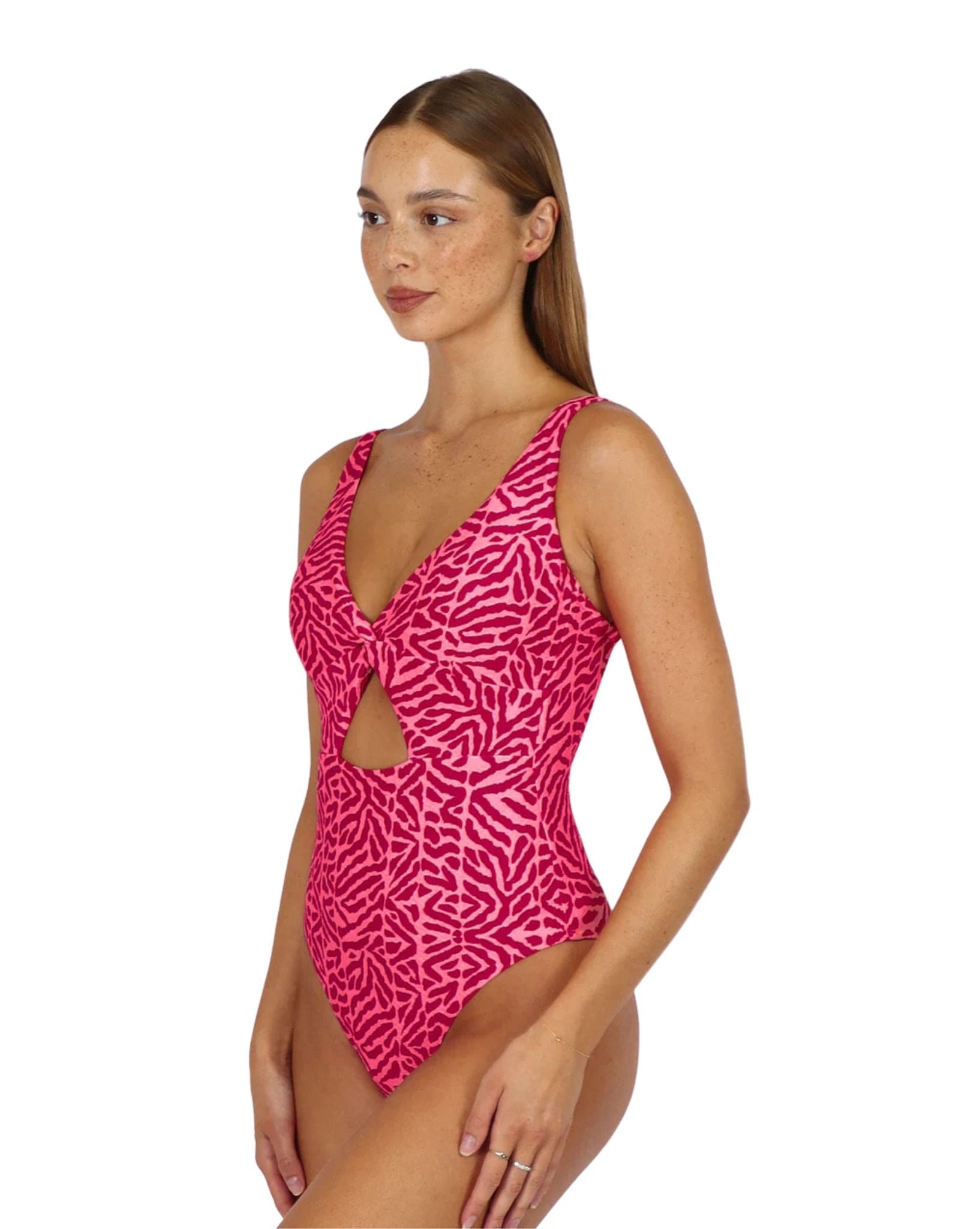 Baku Wild Coast Cut Out One Piece Swimsuit