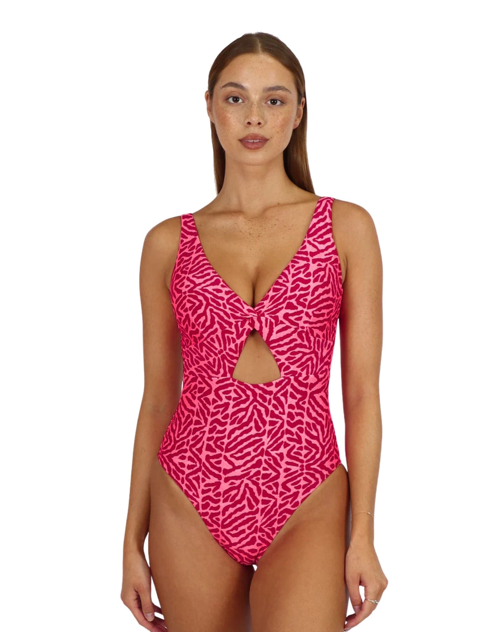 Baku Wild Coast Cut Out One Piece Swimsuit