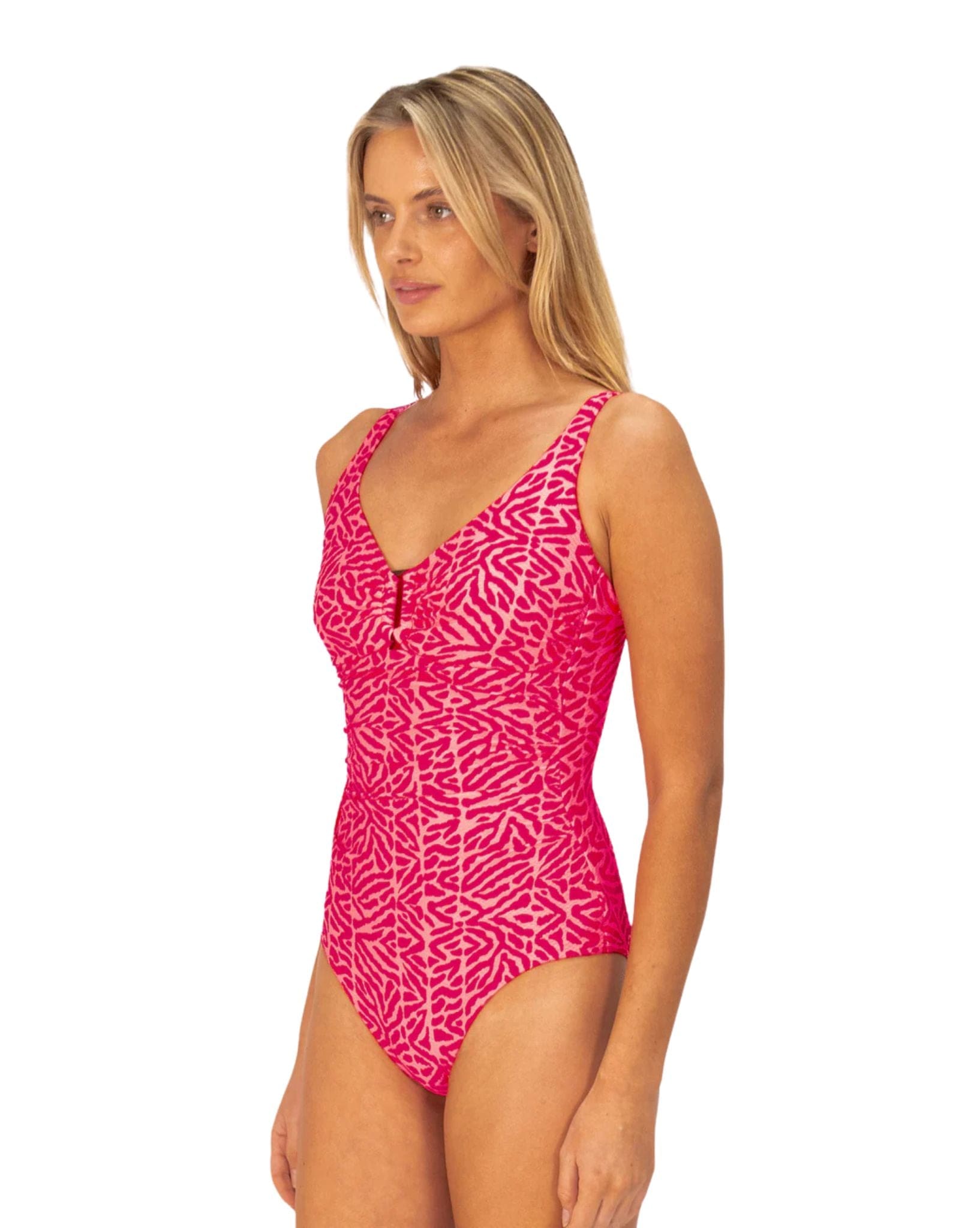 Baku Wild Coast D-E Ring One Piece Swimsuit