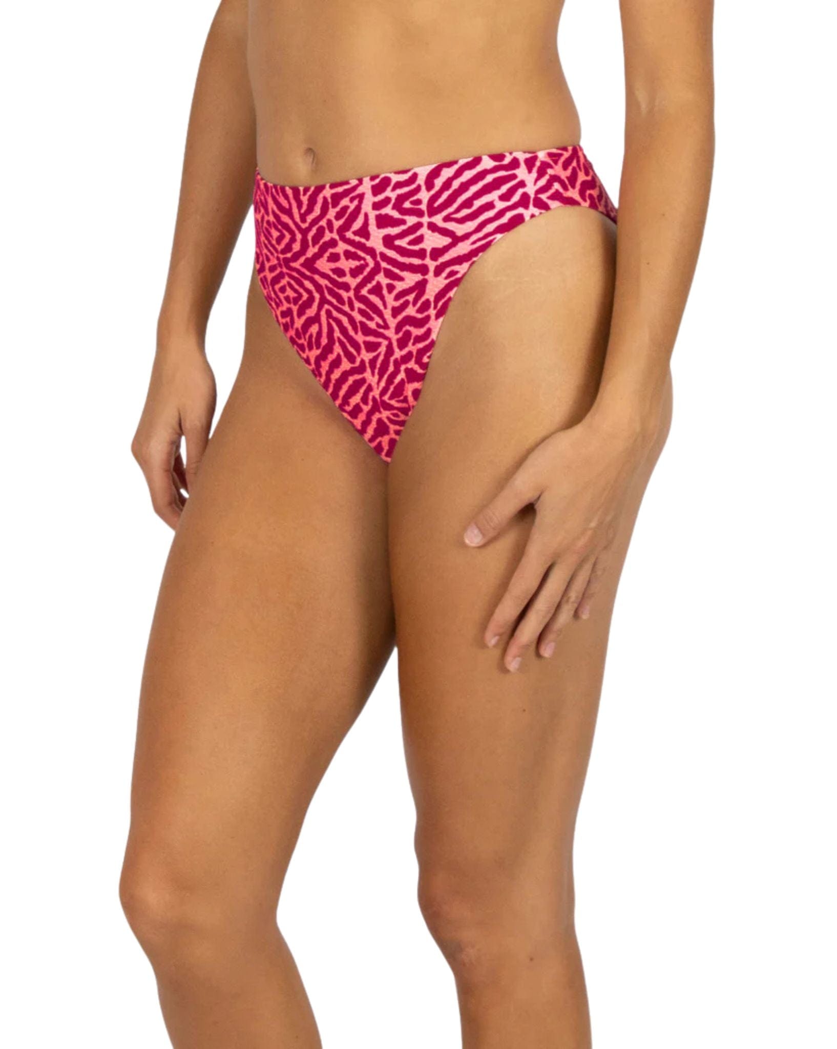 Baku Wild Coast High Waist Cheeky Bikini Bottom