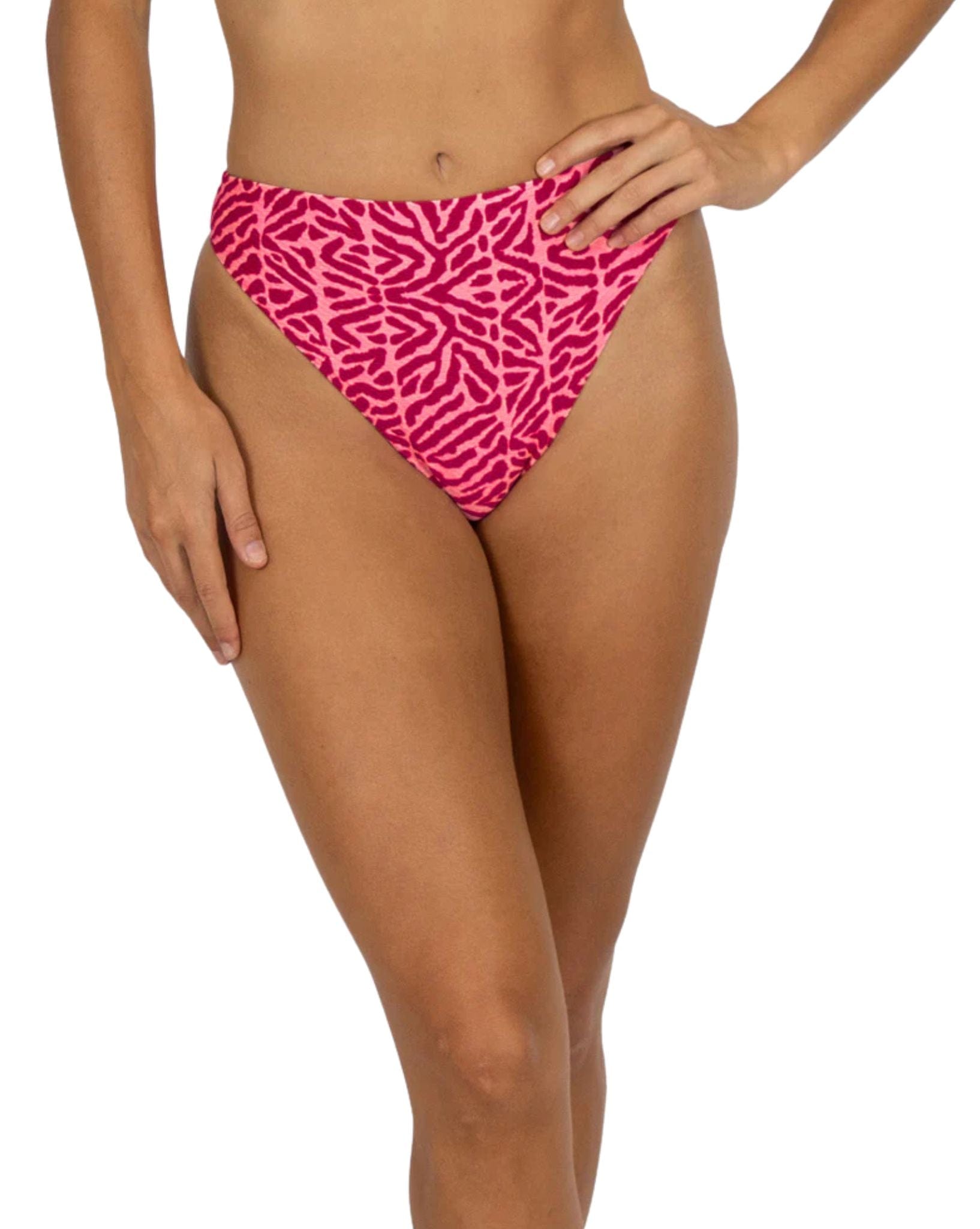 Baku Wild Coast High Waist Cheeky Bikini Bottom