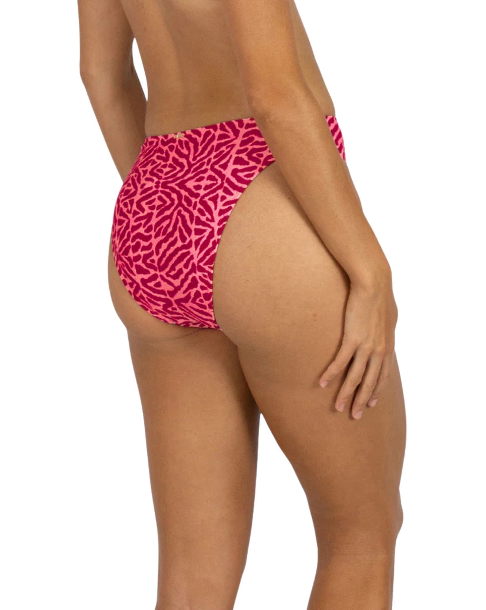 Baku Wild Coast High Waist Cheeky Bikini Bottom