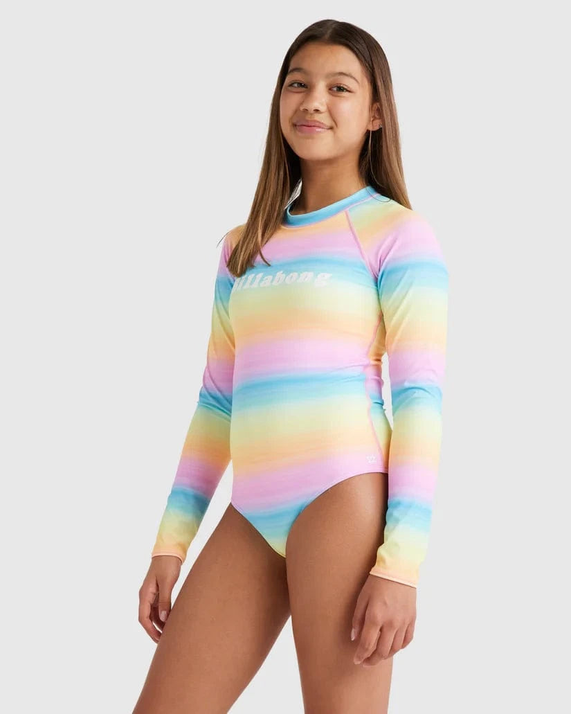 Billabong Girl's Vista Dreamin Ls Bodysuit