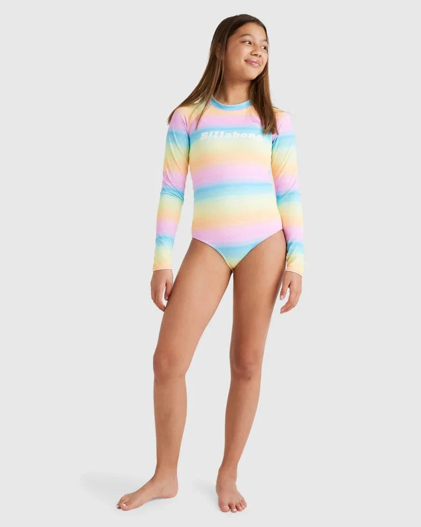 Billabong Girl's Vista Dreamin Ls Bodysuit