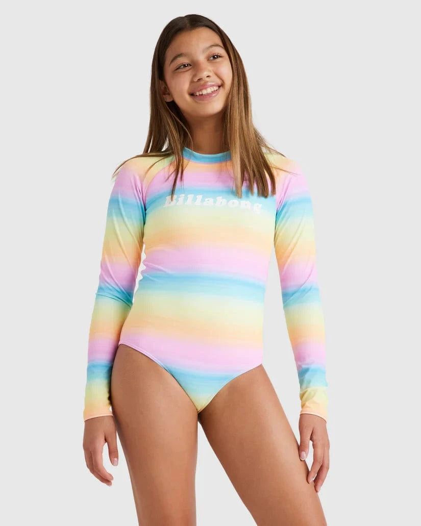 Billabong Girl's Vista Dreamin Ls Bodysuit