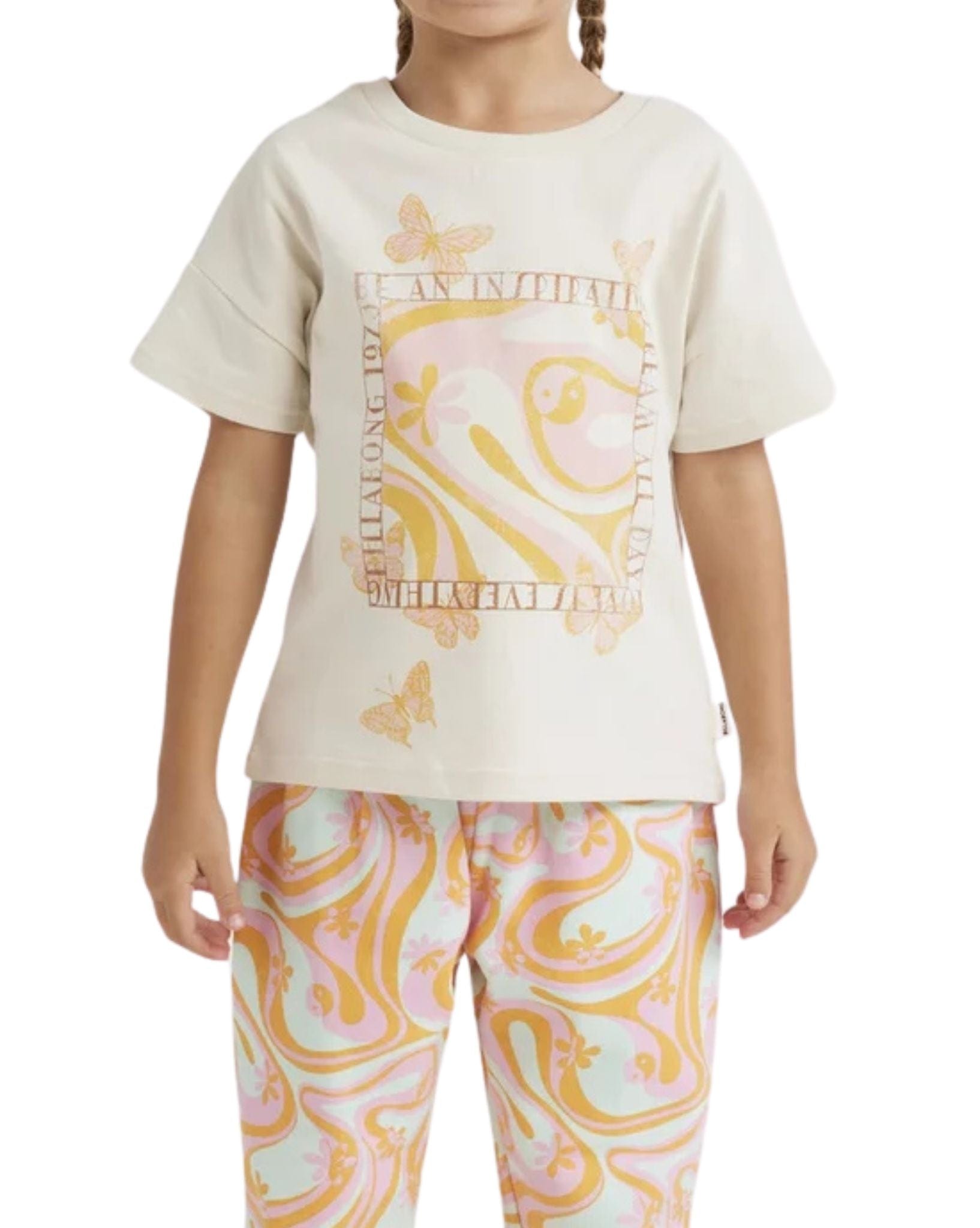 Billabong Girls Be A Butterfly Tee