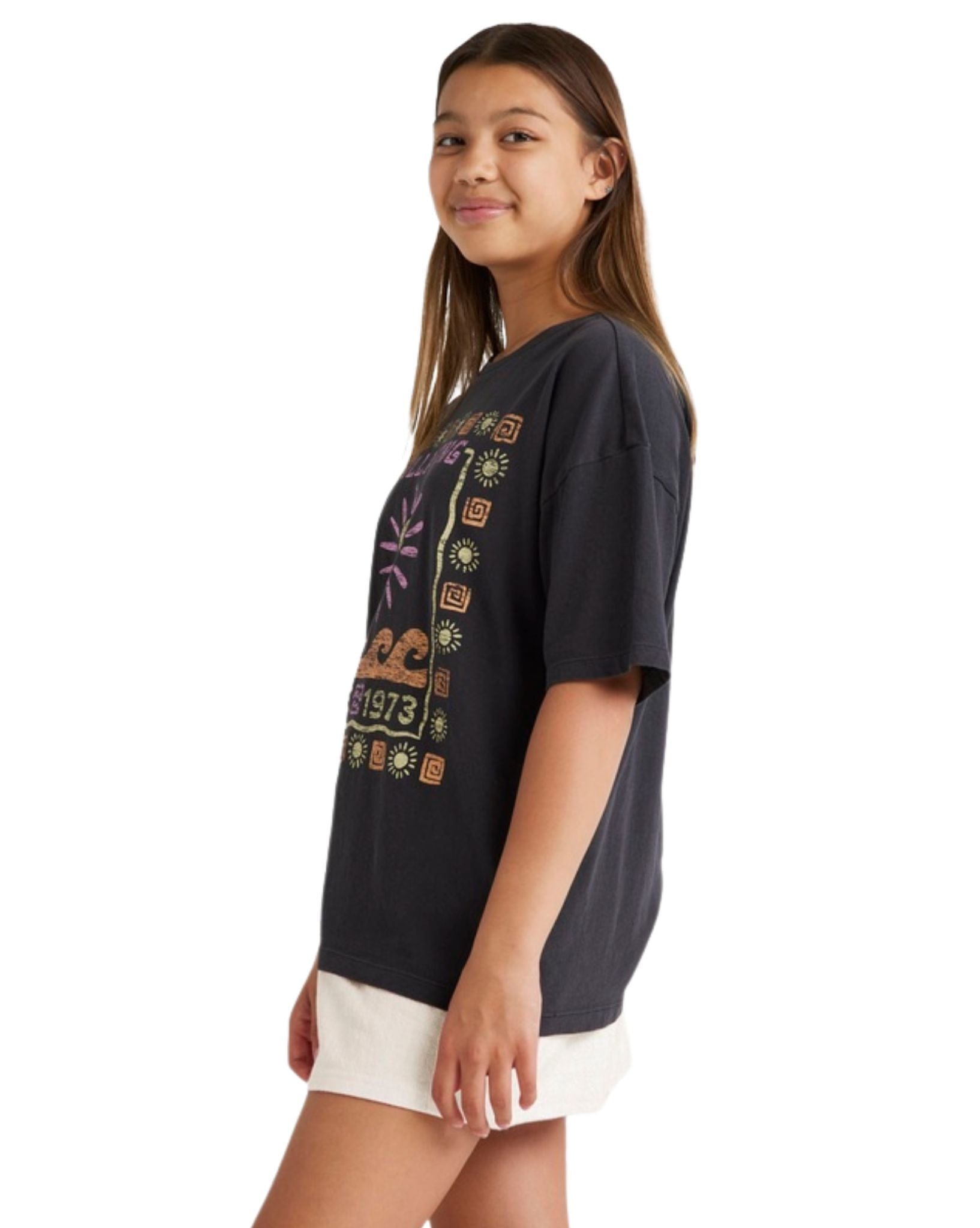 Billabong Girls Waves And Sun Tee 6-14