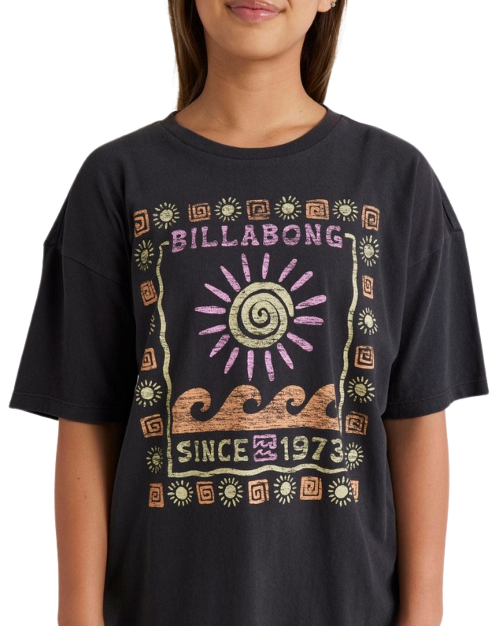 Billabong Girls Waves And Sun Tee 6-14