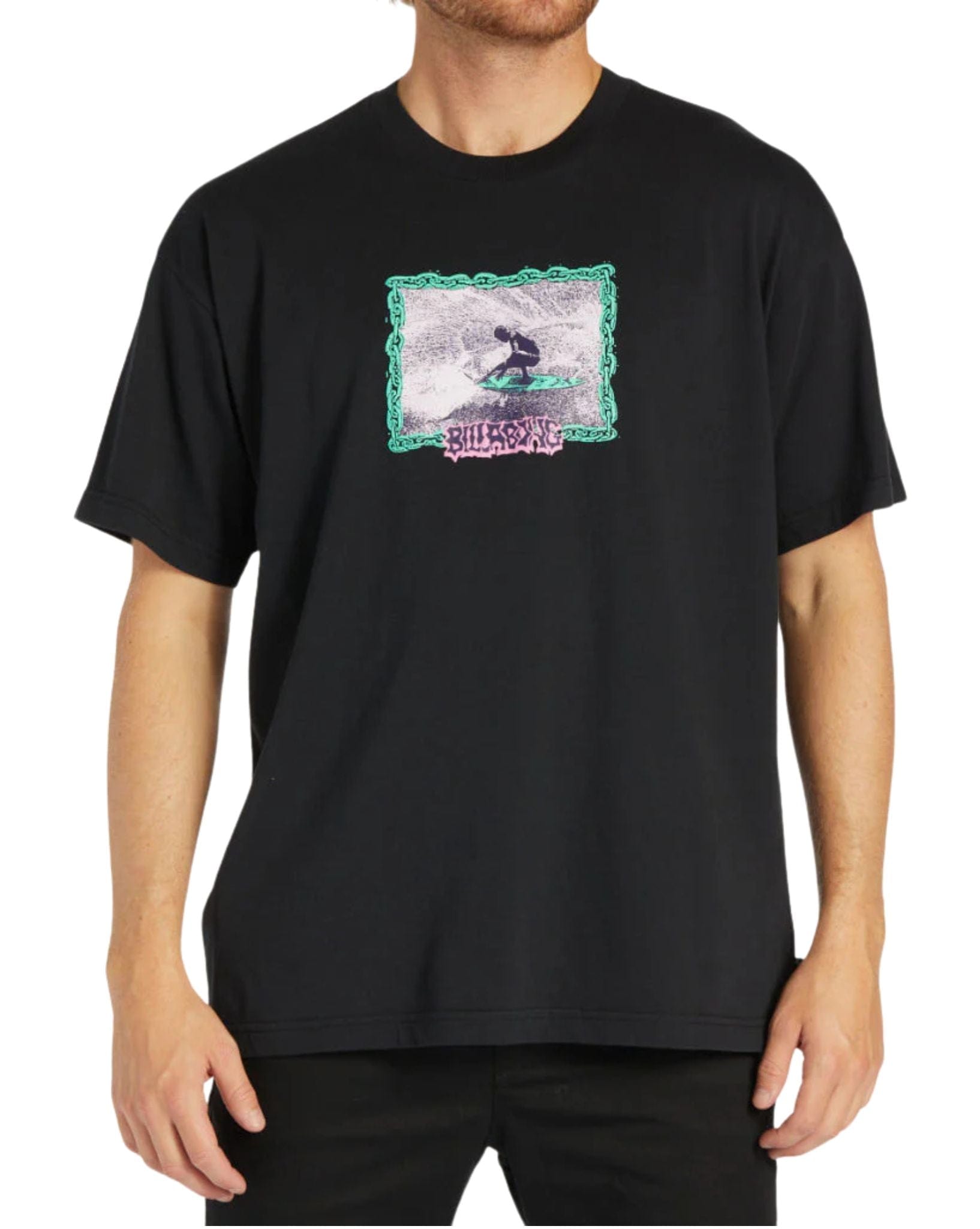 Billabong Mens Slash Ss Tee - Black