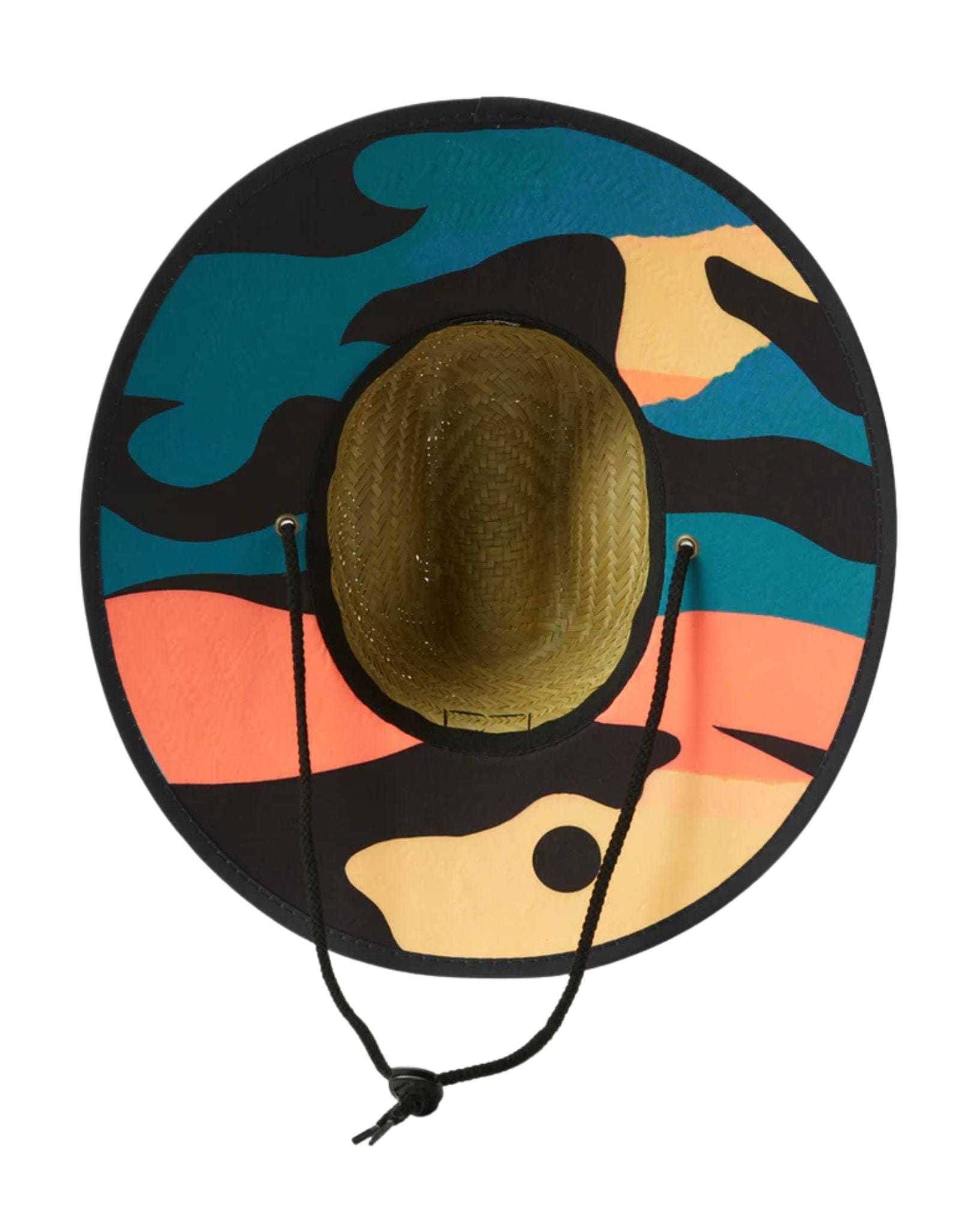 Billabong Tides Print Straw Lifeguard Hat