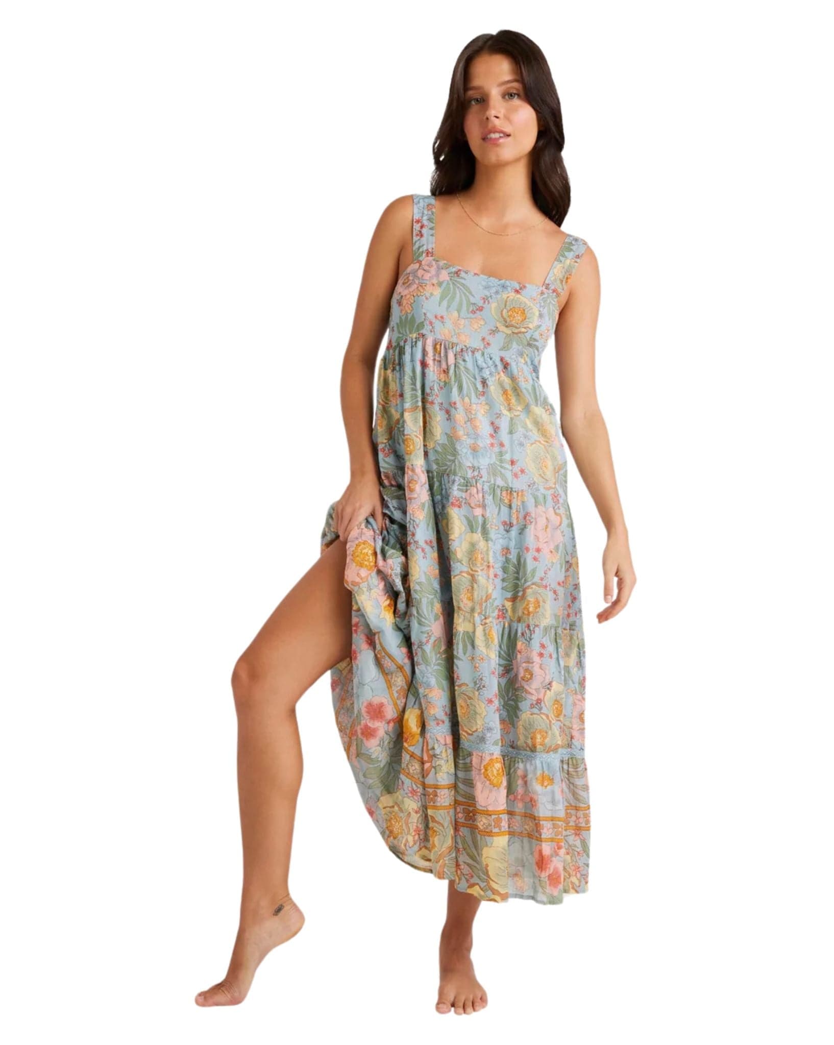 Billabong Womens Lost Cove Shine On Midi Dress