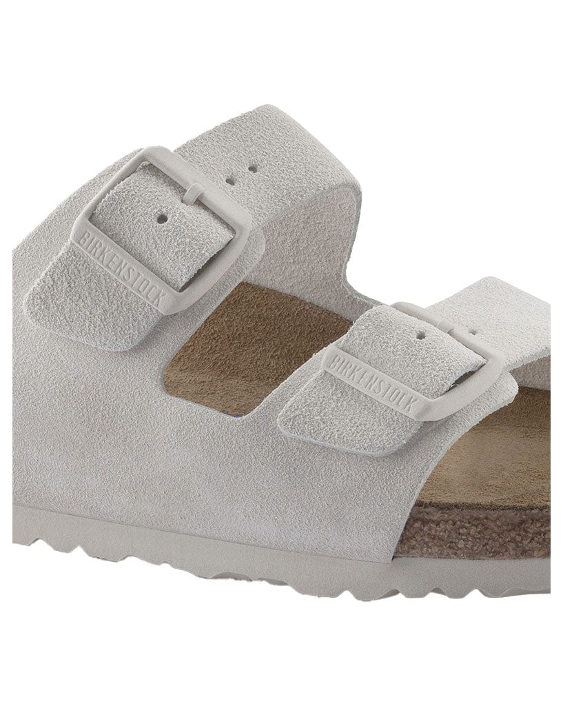 Birkenstock Arizona SFB Antique White Suede Leather Regular