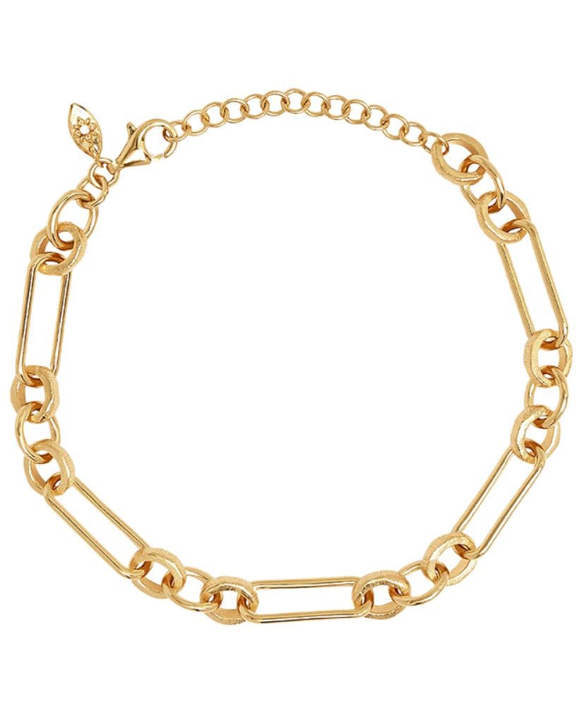 By Charlotte 18k Gold Vermeil Shield Bracelet