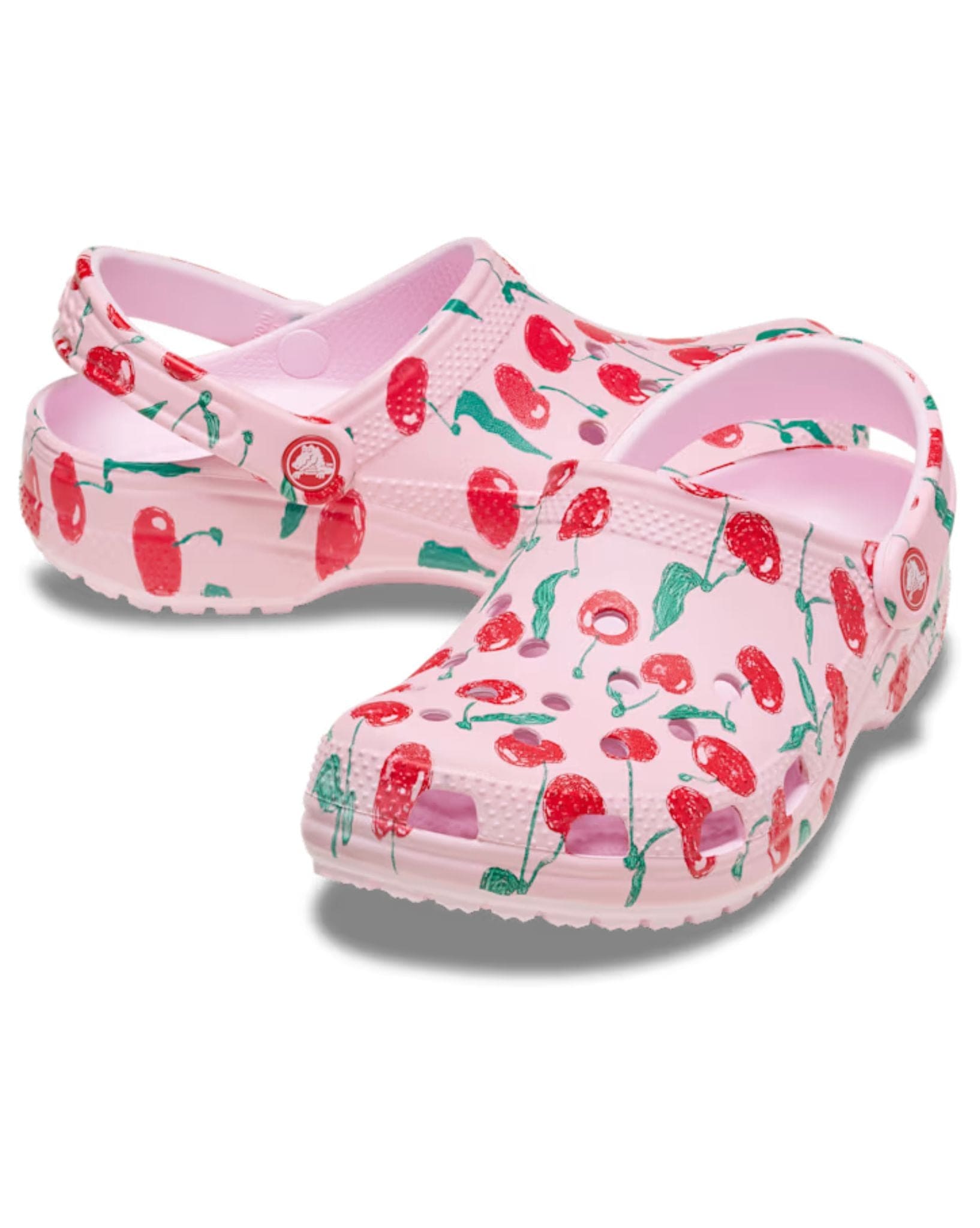 Crocs Girls Classic Fresh Fruits Clog - Pink Milk