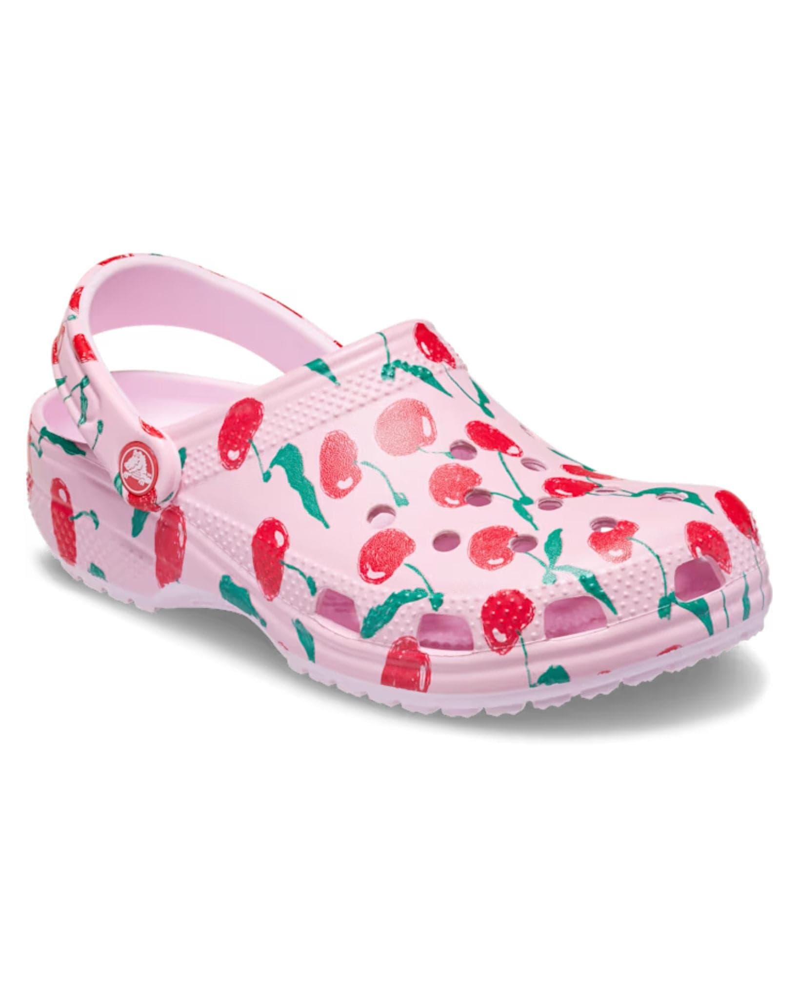 Crocs Girls Classic Fresh Fruits Clog - Pink Milk