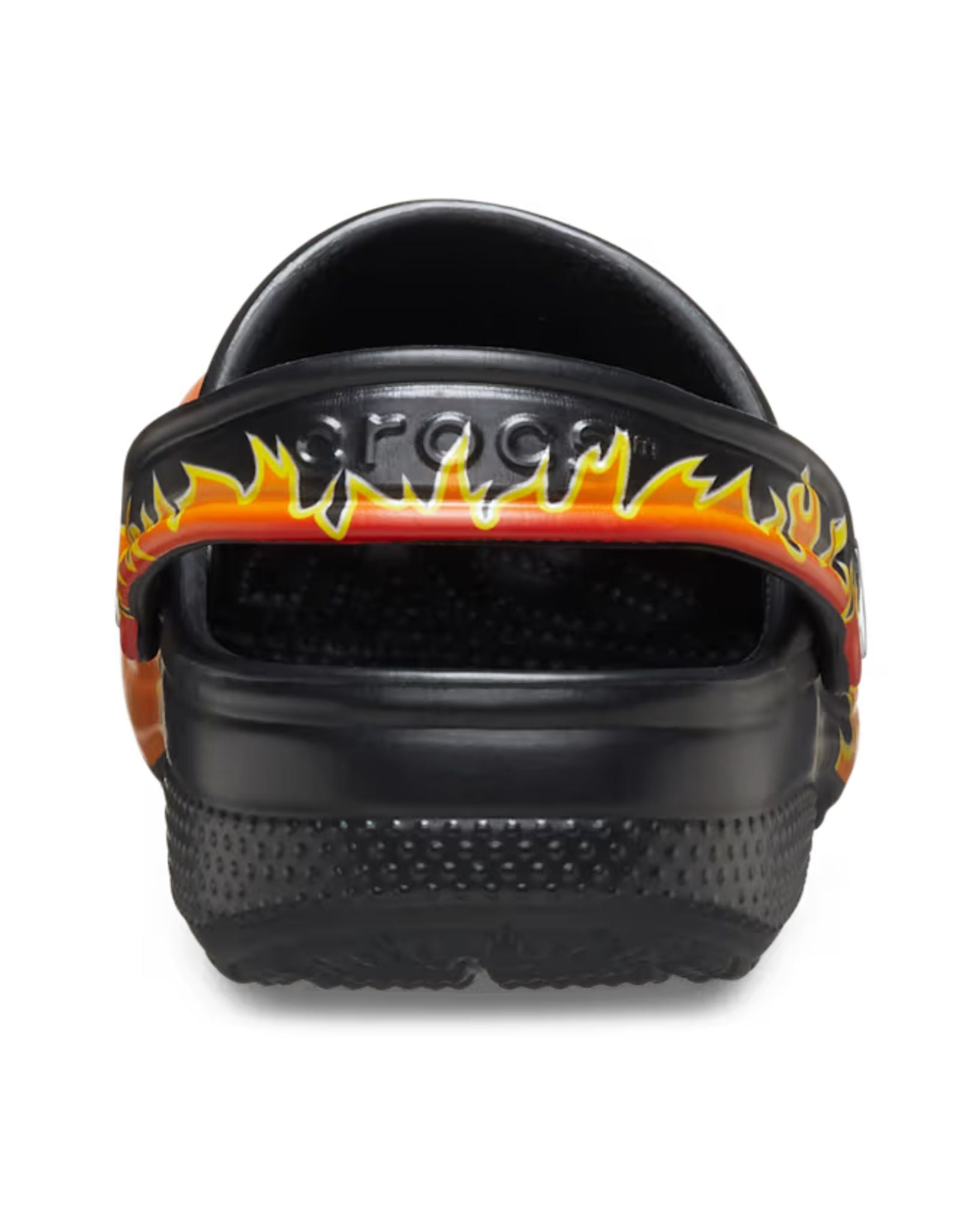 Crocs Kids Classic Flames Clog - Black I Multi