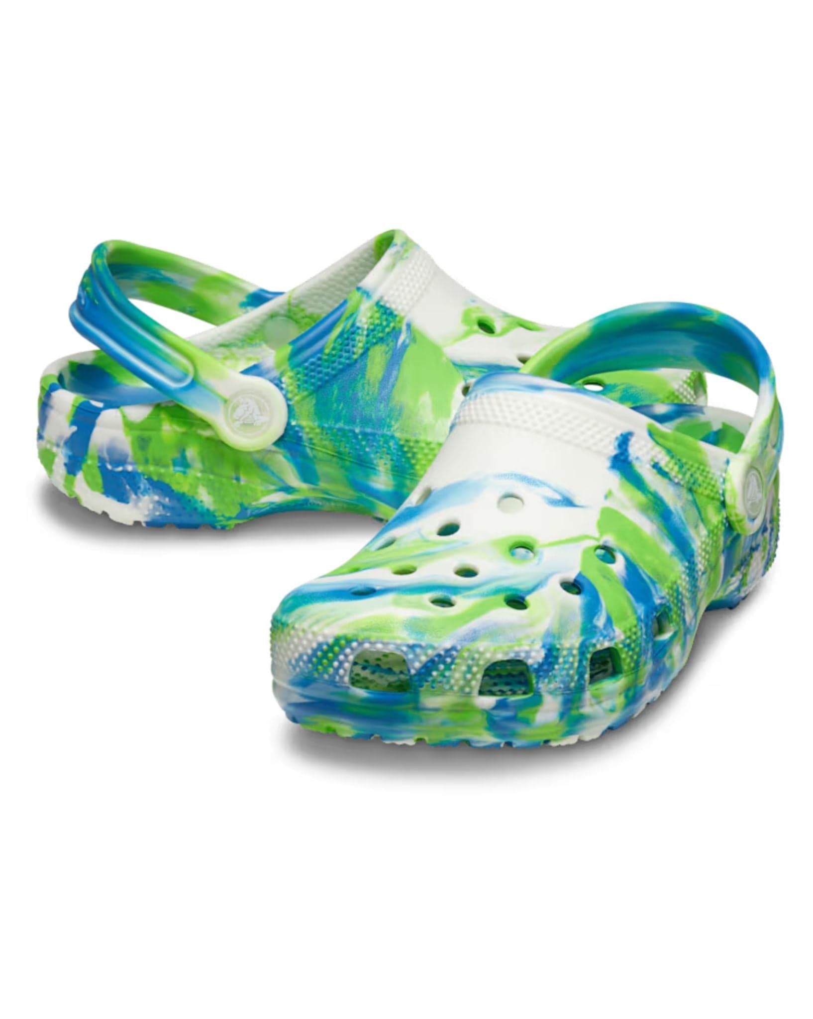 Crocs Kids Classic Glow Marbled Clog