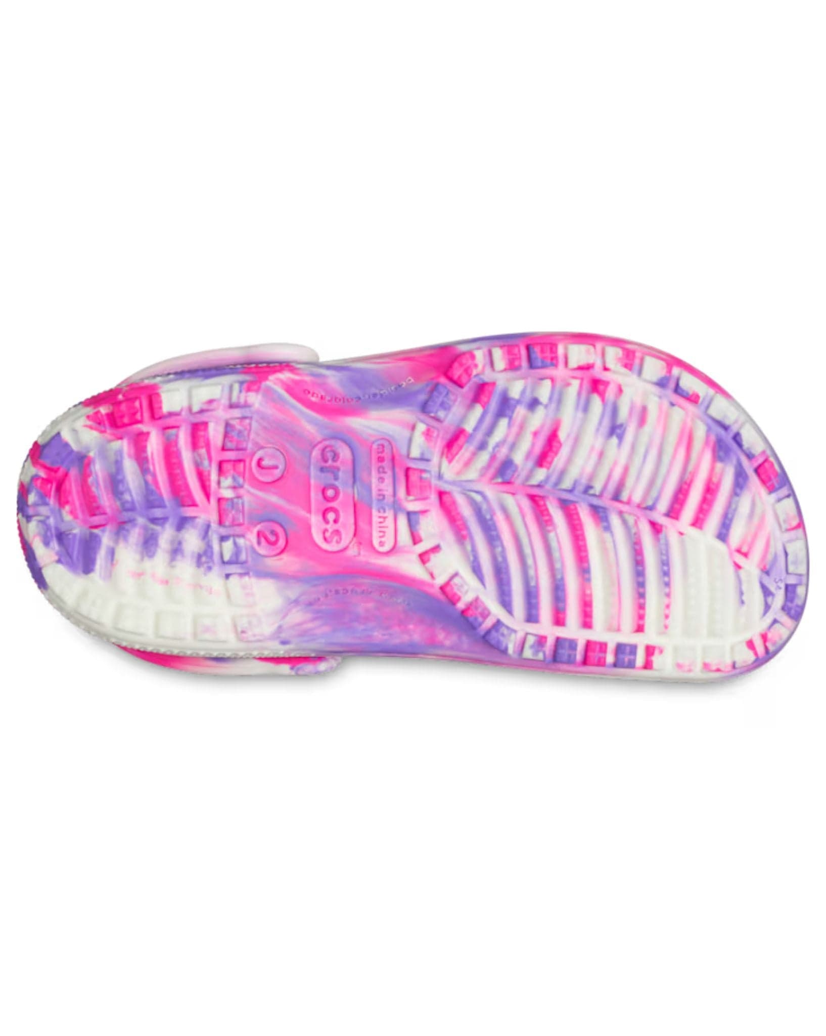 Crocs Kids Classic Glow Marbled Clog