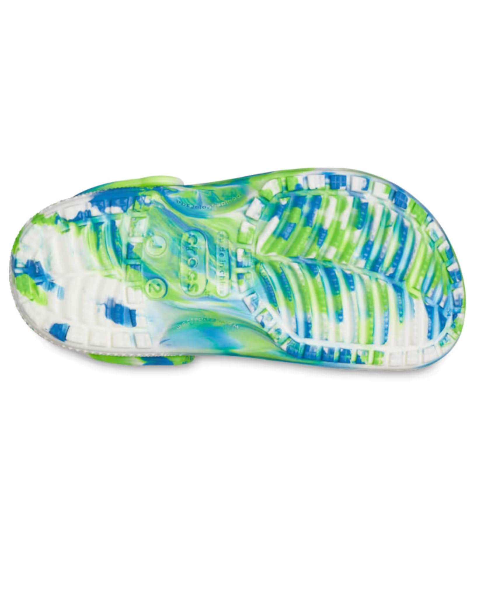 Crocs Kids Classic Glow Marbled Clog