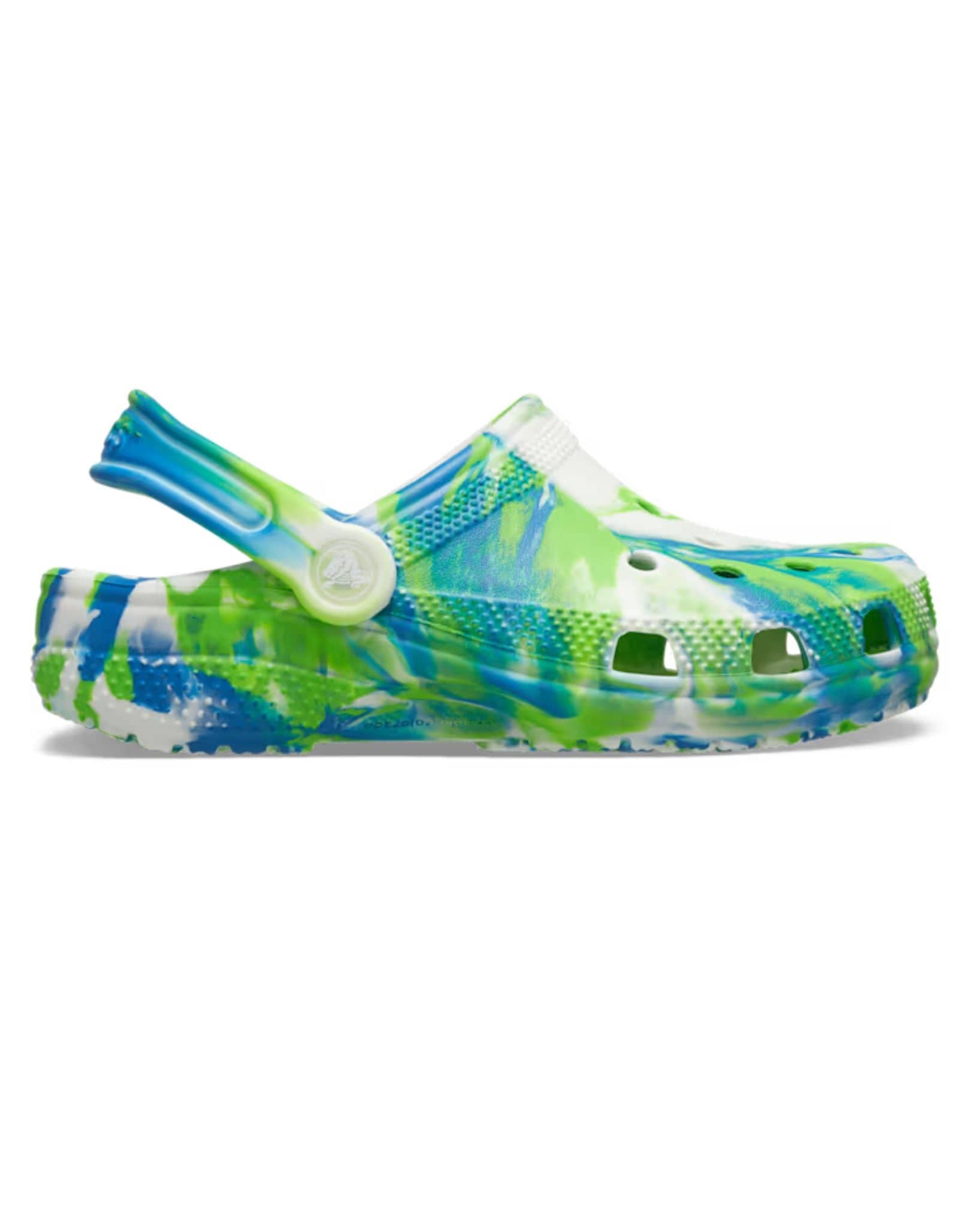 Crocs Kids Classic Glow Marbled Clog