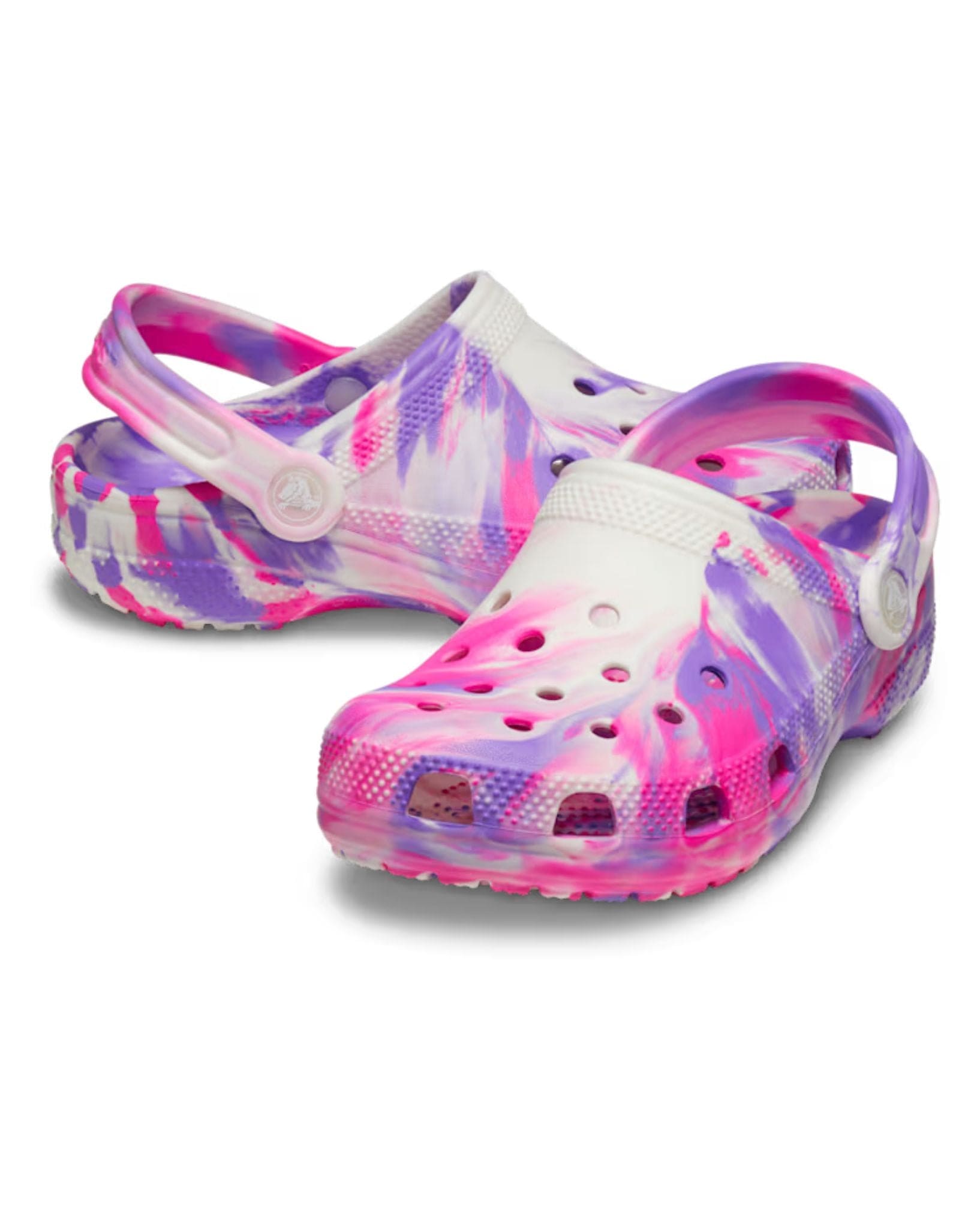 Crocs Kids Classic Glow Marbled Clog