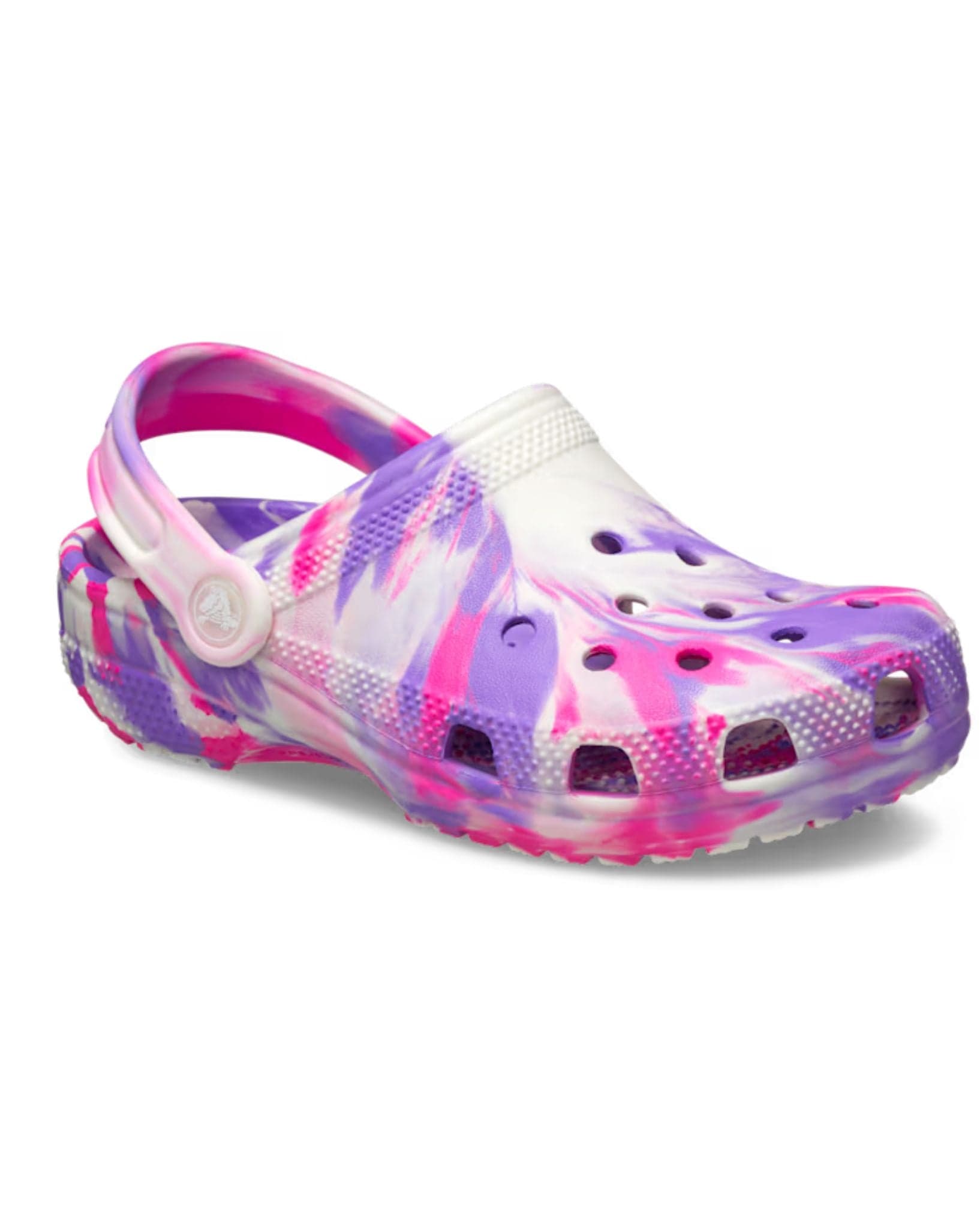 Crocs Kids Classic Glow Marbled Clog