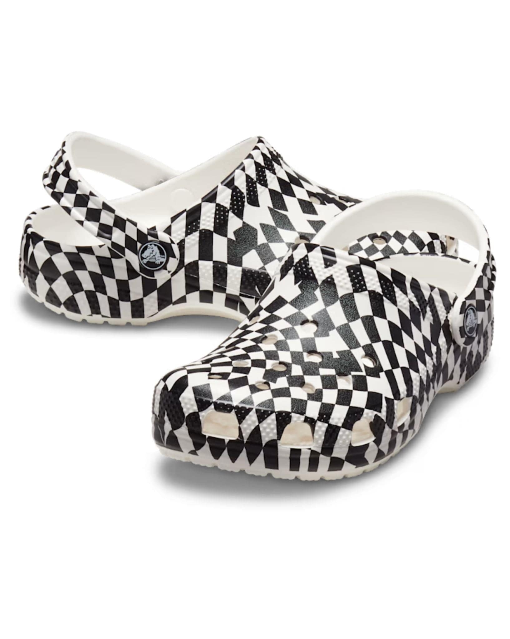 Crocs Kids Classic Warped Checker Clog