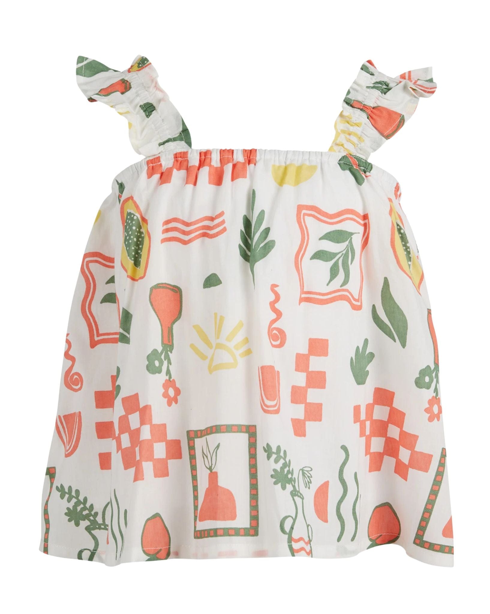 Eve's Girl Kid's Isla Print Frill Top