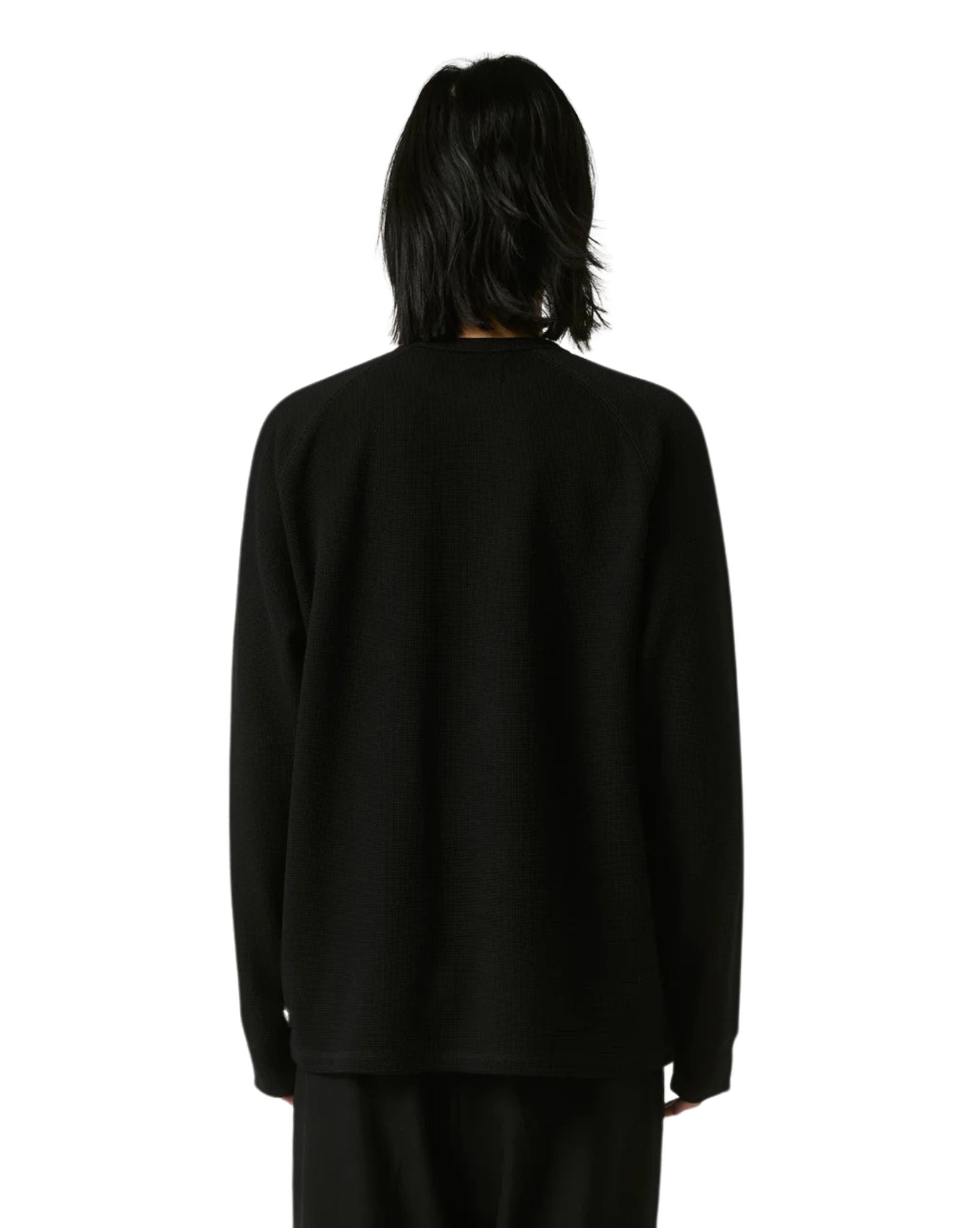 Former Mens Anderson Ls Waffle - Black