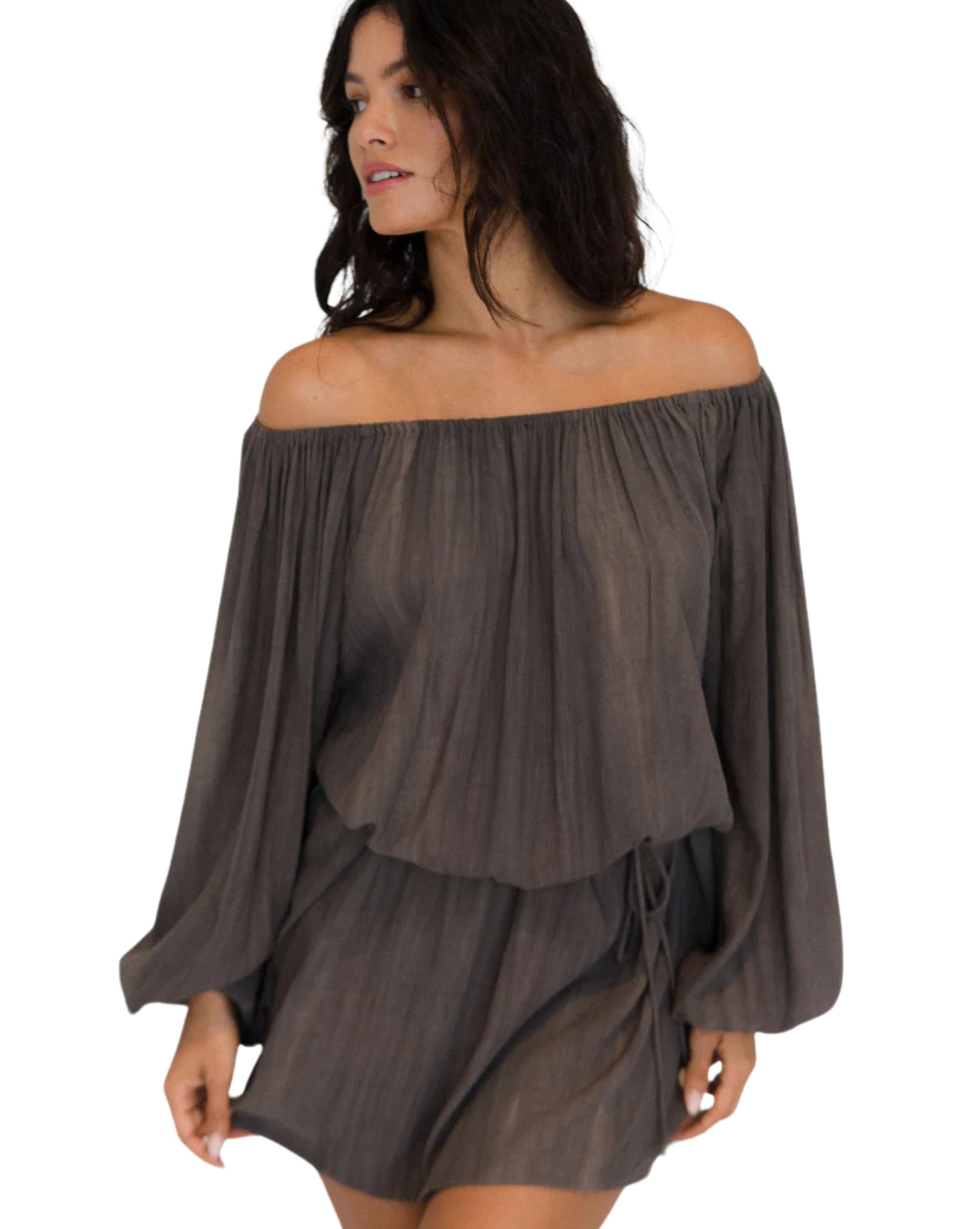 Frank Rae Franco Off The Shoulder Dress