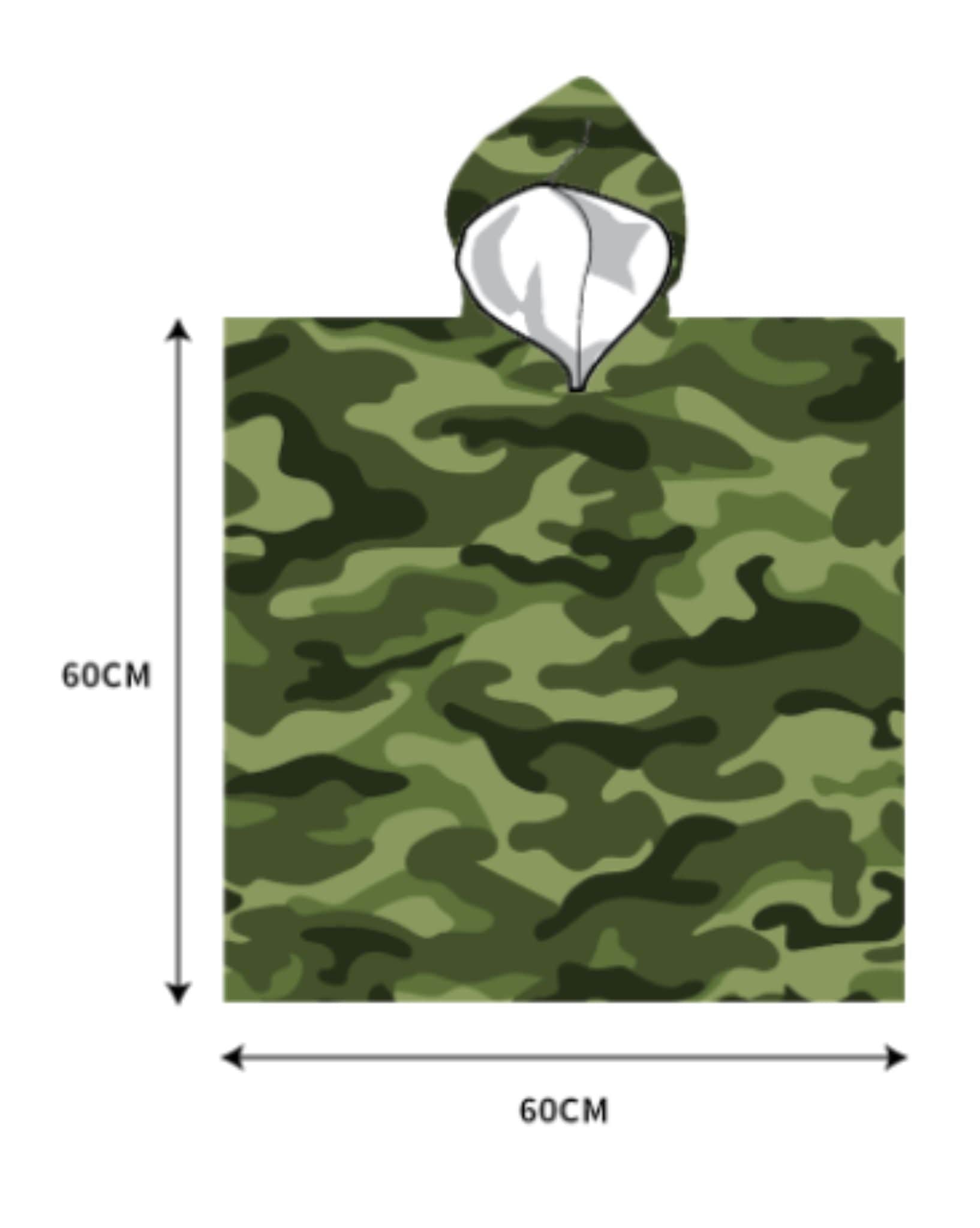 Get Towelled Up Camouflage Hooded Towel