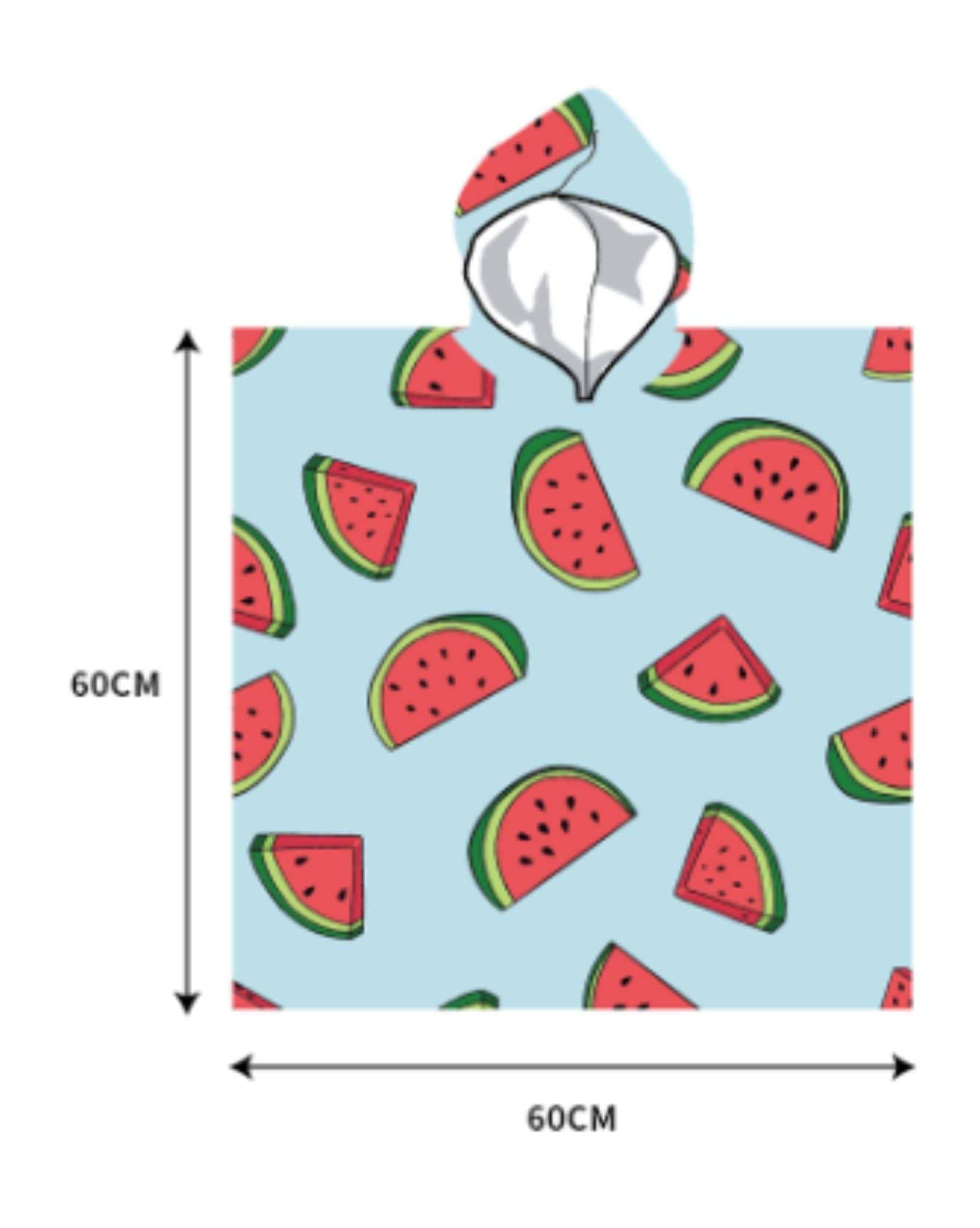 Get Towelled Up Watermelon Hooded Towel