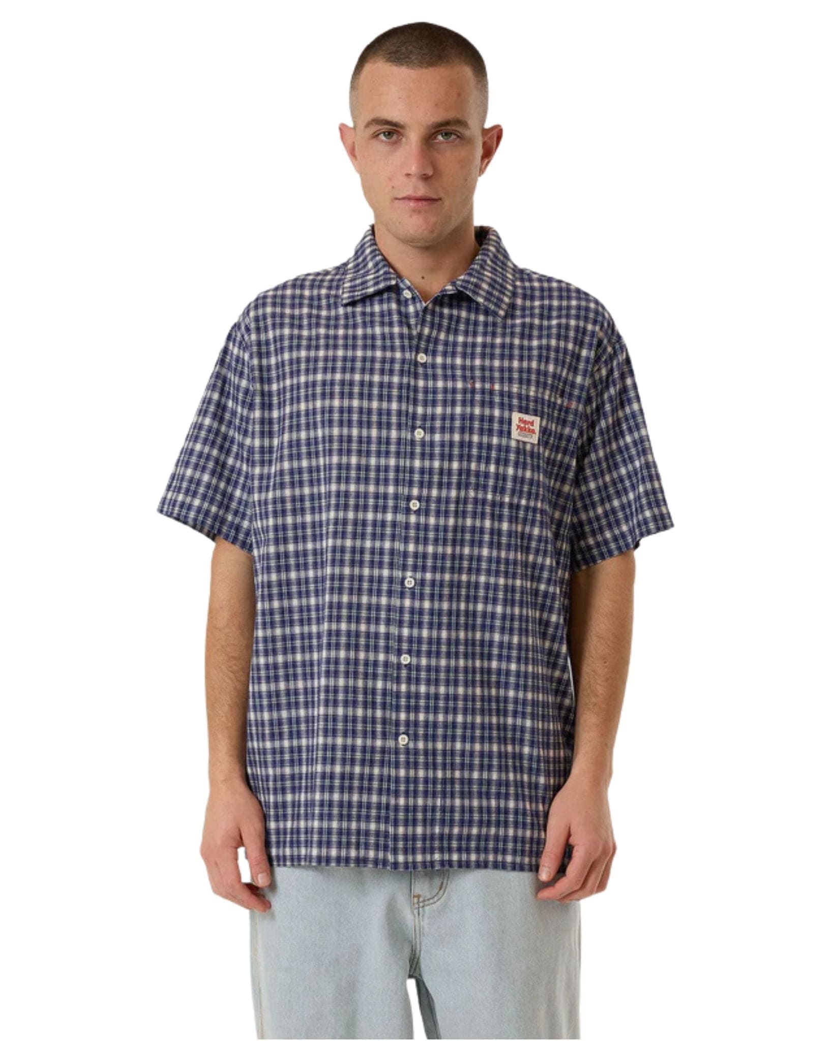 Hard Yakka Mens HYC Short Sleeve Check Shirt