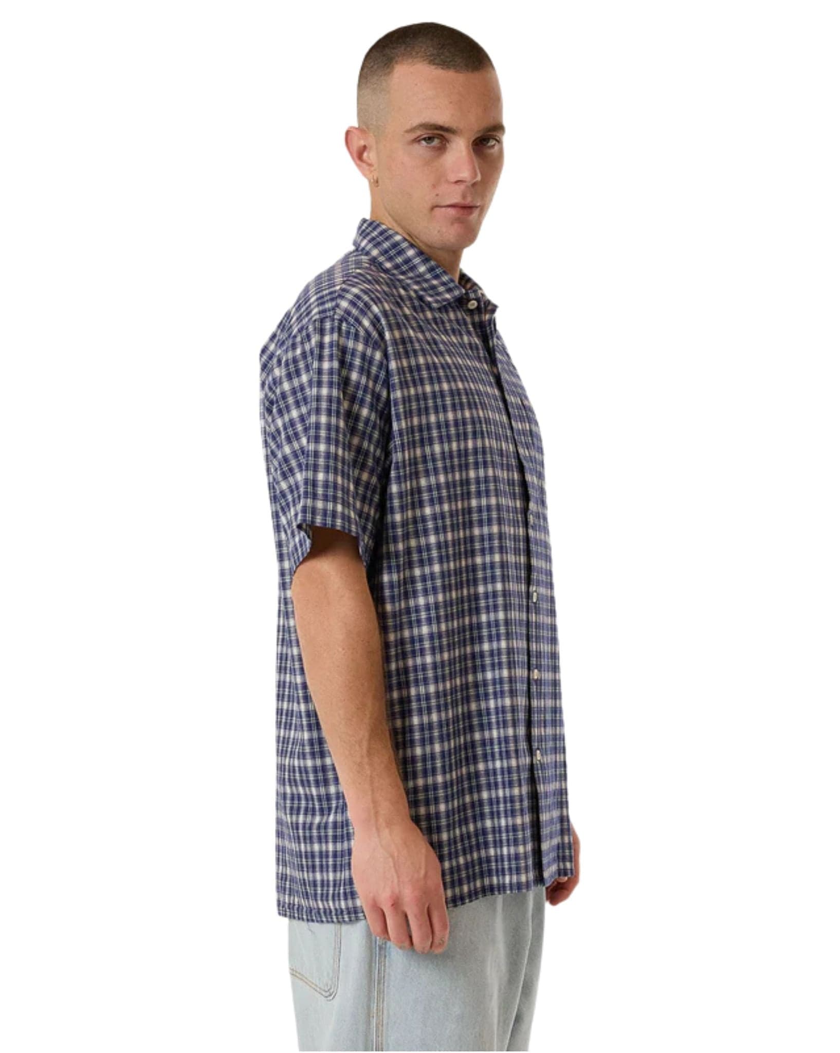 Hard Yakka Mens HYC Short Sleeve Check Shirt