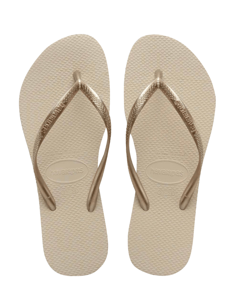 Havaianas Slim Metallic Thongs