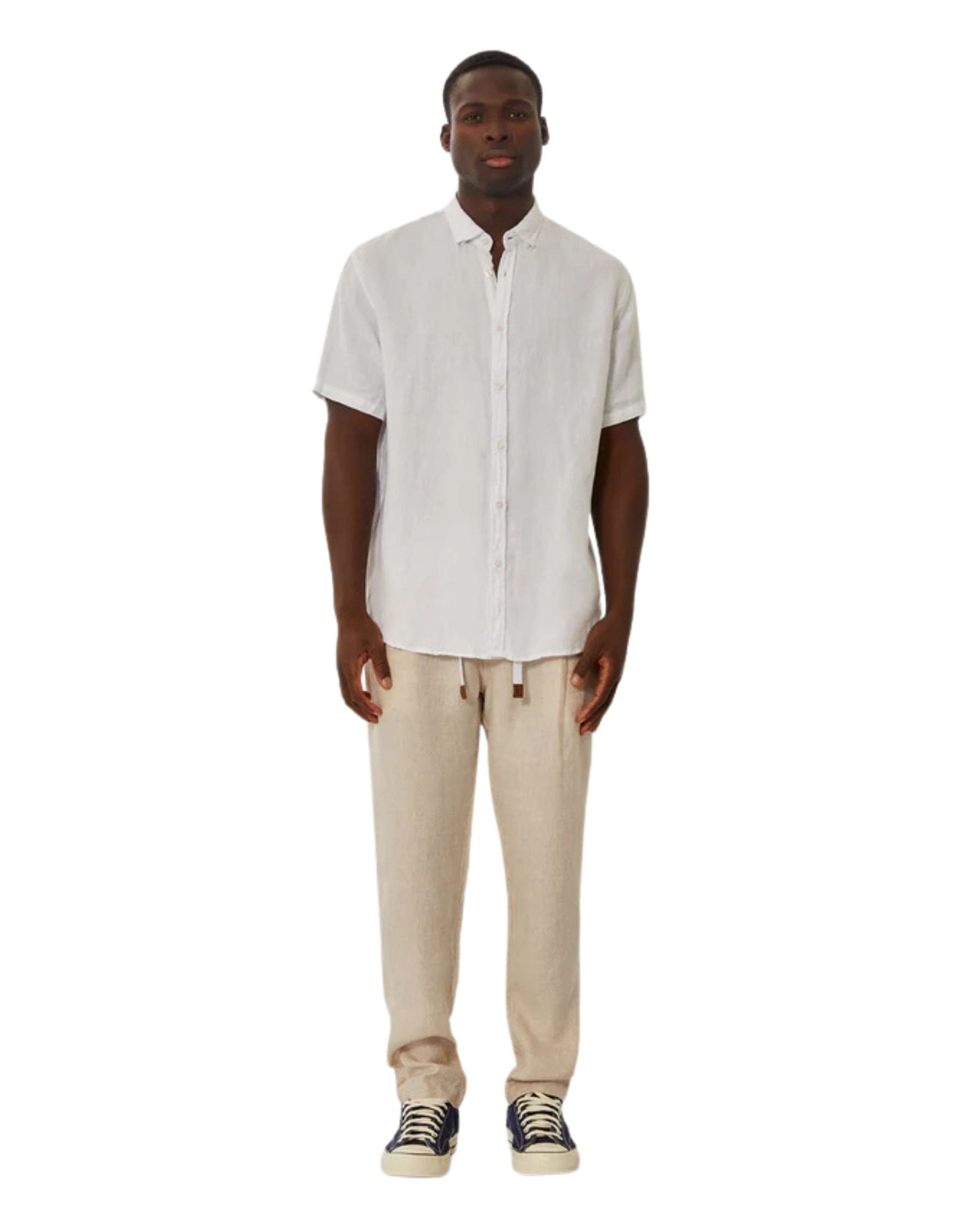 Industrie Mens The Tennyson Linen S/S Shirt